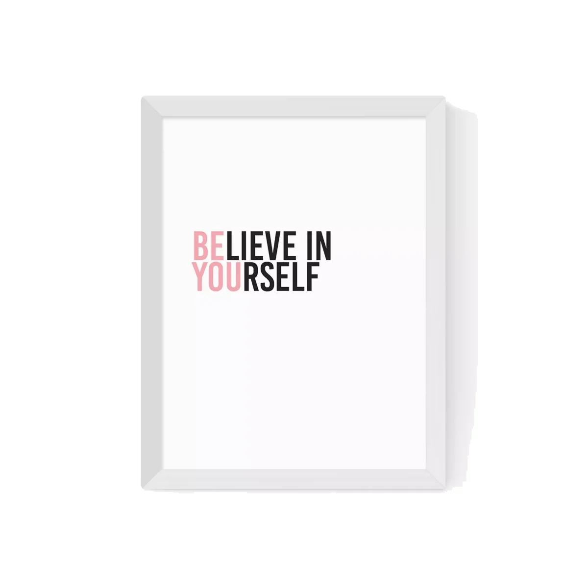 EAST END PRINTS Colour TV 'Believe In Yourself' Framed Print