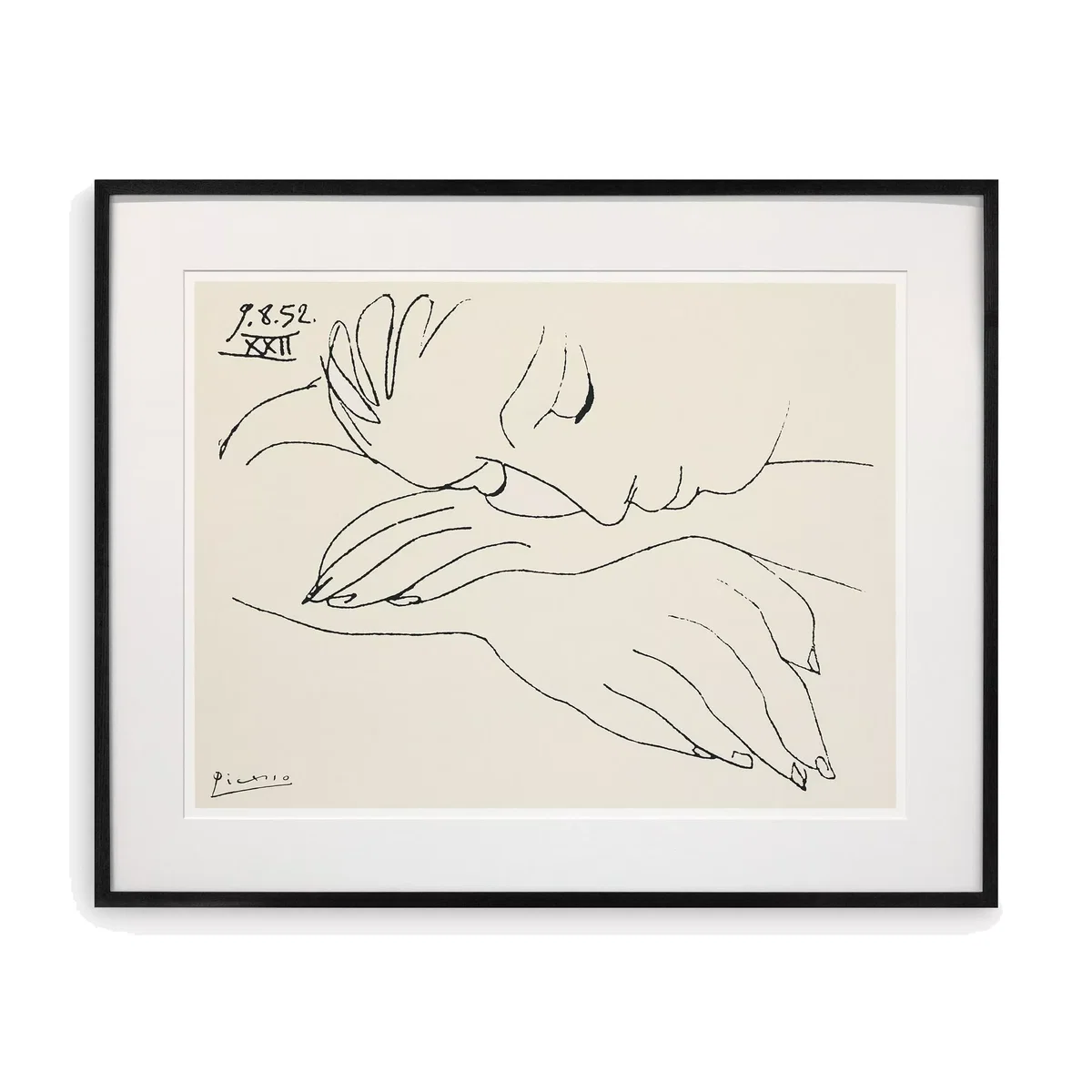 Picasso - War and Peace Framed Print & Mount, 72 x 90cm – image 1