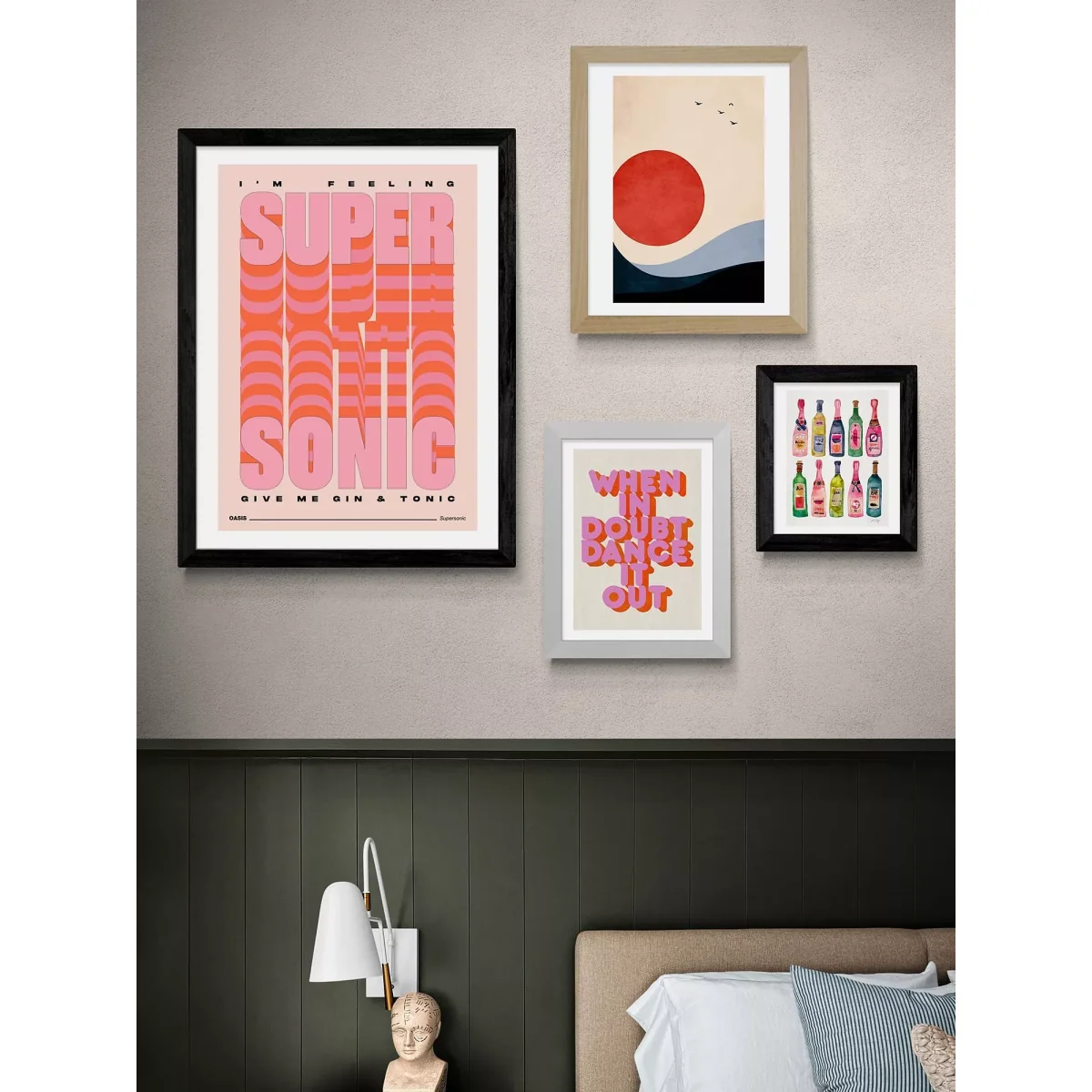 EAST END PRINTS HollieGraphik 'Gin & Tonic' Framed Print – image 2