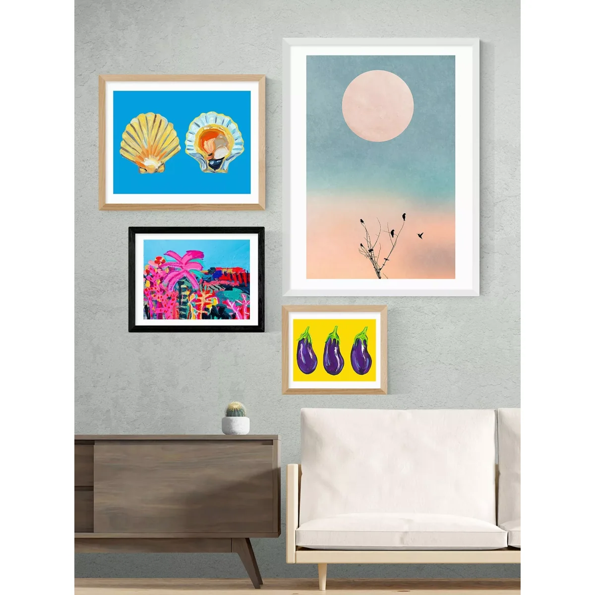 EAST END PRINTS Emily Powell 'Landscape 13' Framed Print – image 2