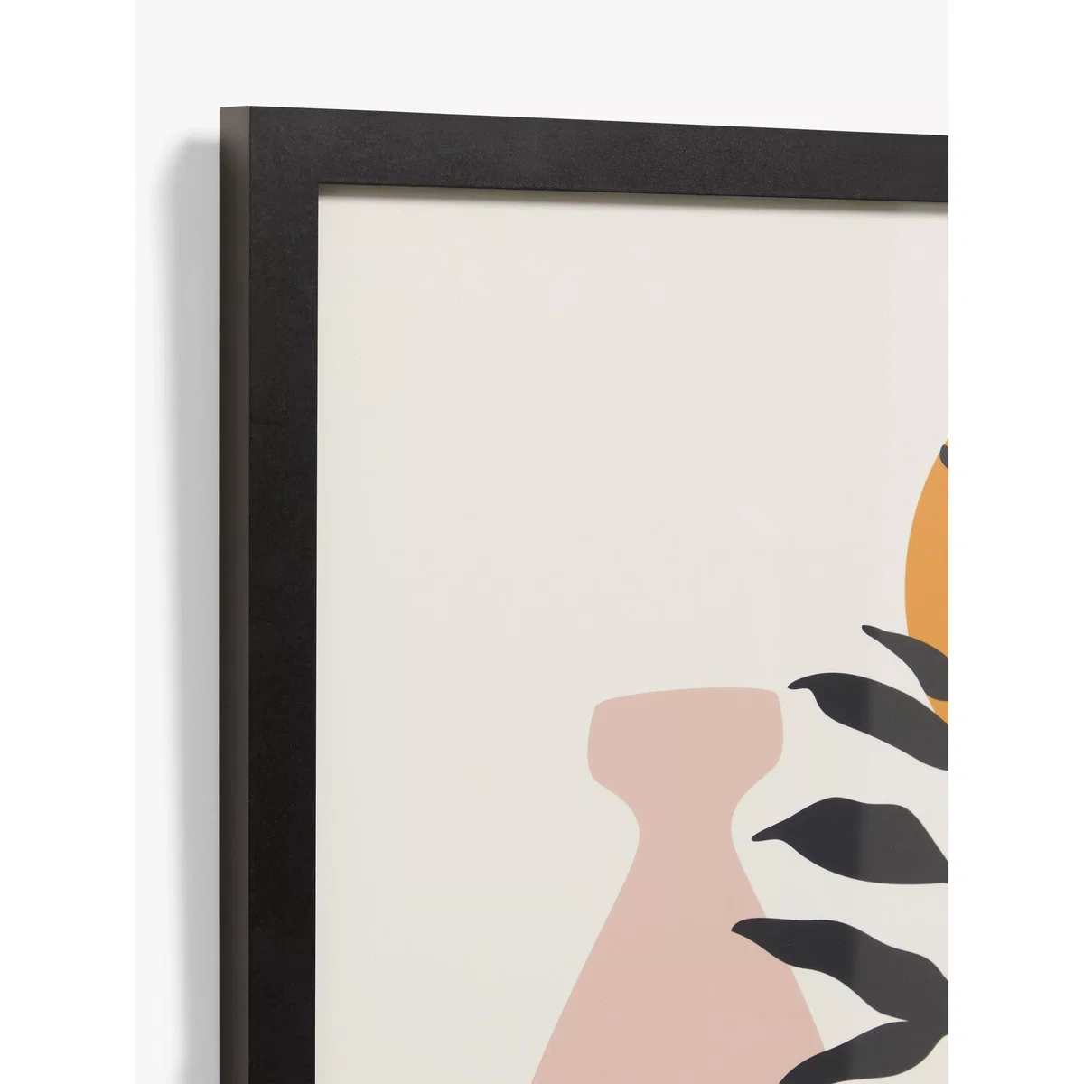 John Lewis ANYDAY Plants Framed Print, 51 x 41cm, Pink/Multi – image 2