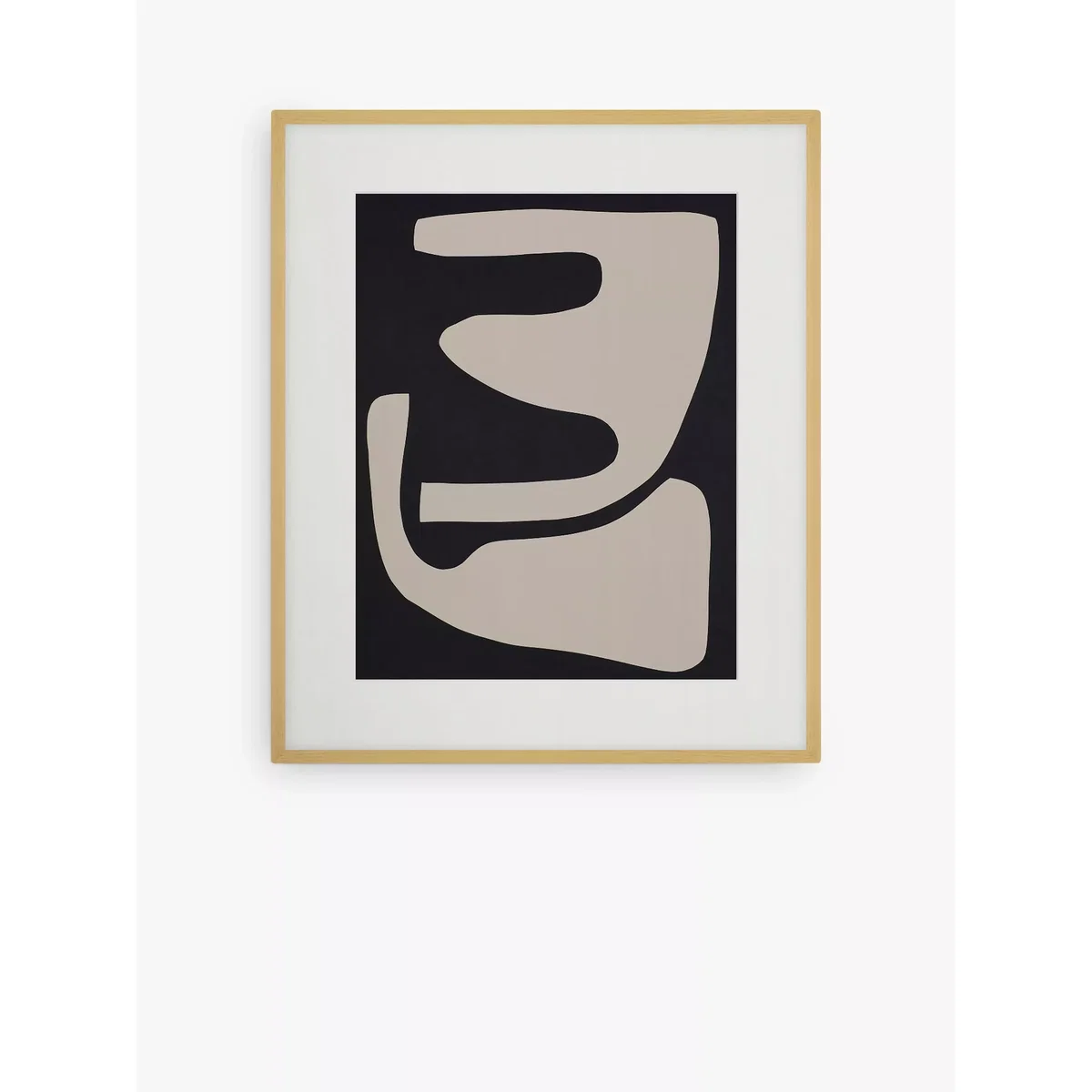 Berit Mogensen Lopez - 'Beige Objects' Framed Print & Mount, 62 x 52cm, Beige/Multi – image 2