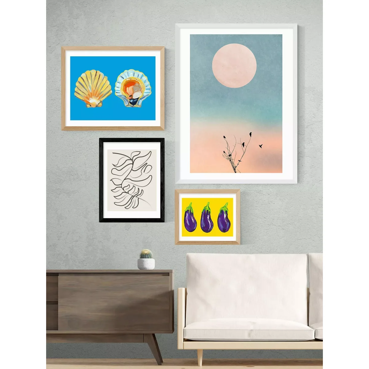EAST END PRINTS Flower Love Child 'Sprung' Framed Print – image 2
