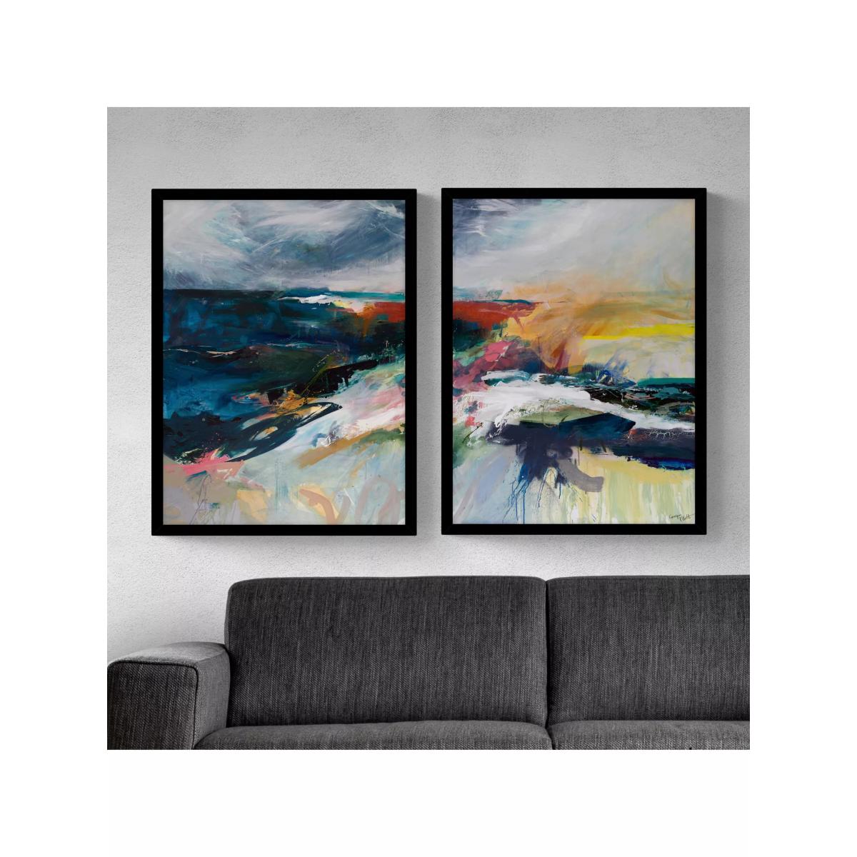 Georgia Elliot - 'Unforgiving Elements I & II' Framed Prints, Set of 2, 84.5 x 64.5cm, Multi – image 2