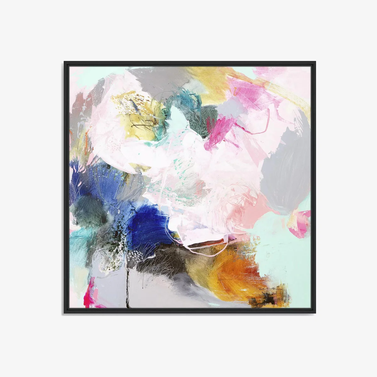 John Lewis Natasha Barnes 'Transformation' Framed Canvas Print, 84 x 84cm, Multi – image 1