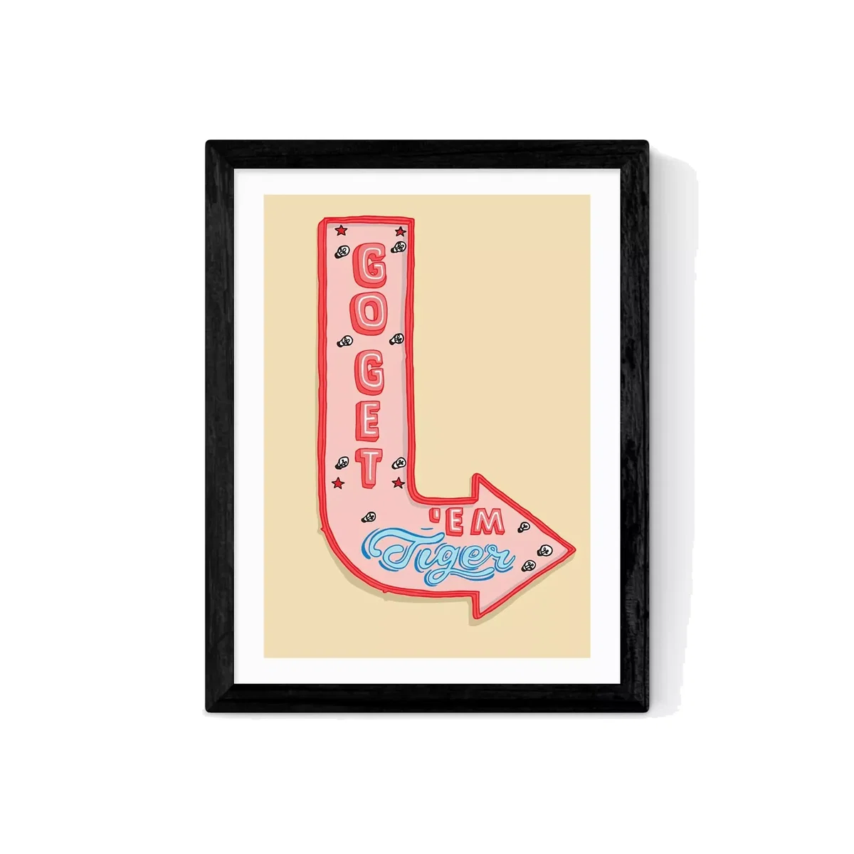 EAST END PRINTS Sophie Ward 'Go Get 'em Tiger' Framed Print – image 1