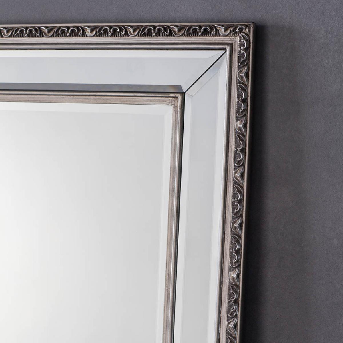 Ripon Extra Large Rectangle Leaner Mirror - Silver – image 3