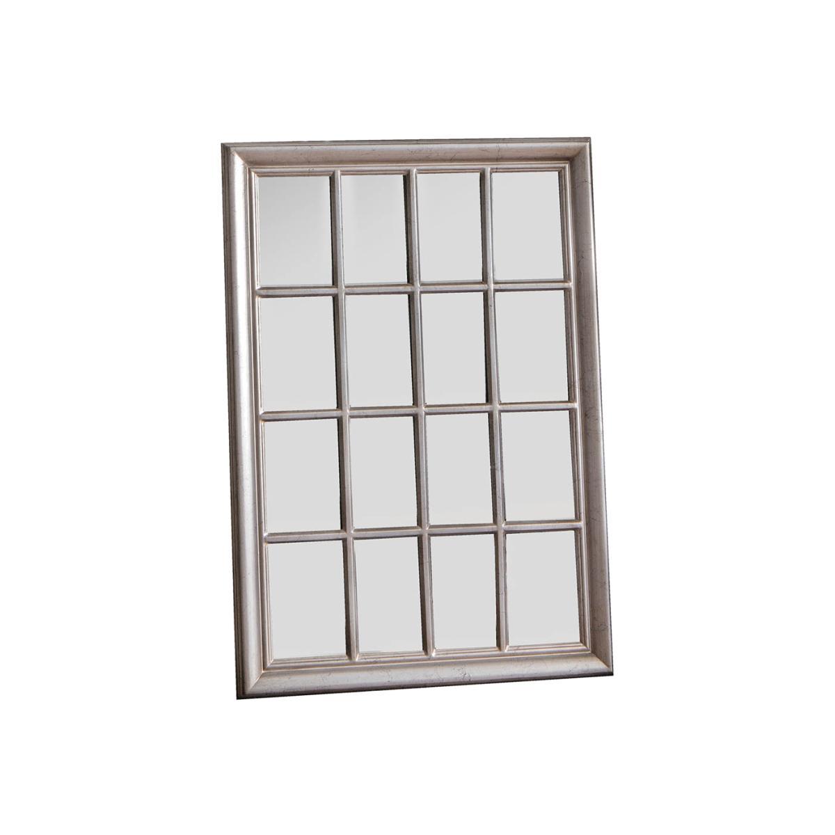 Rosia Medium Rectangle Wall Mirror - Silver – image 1