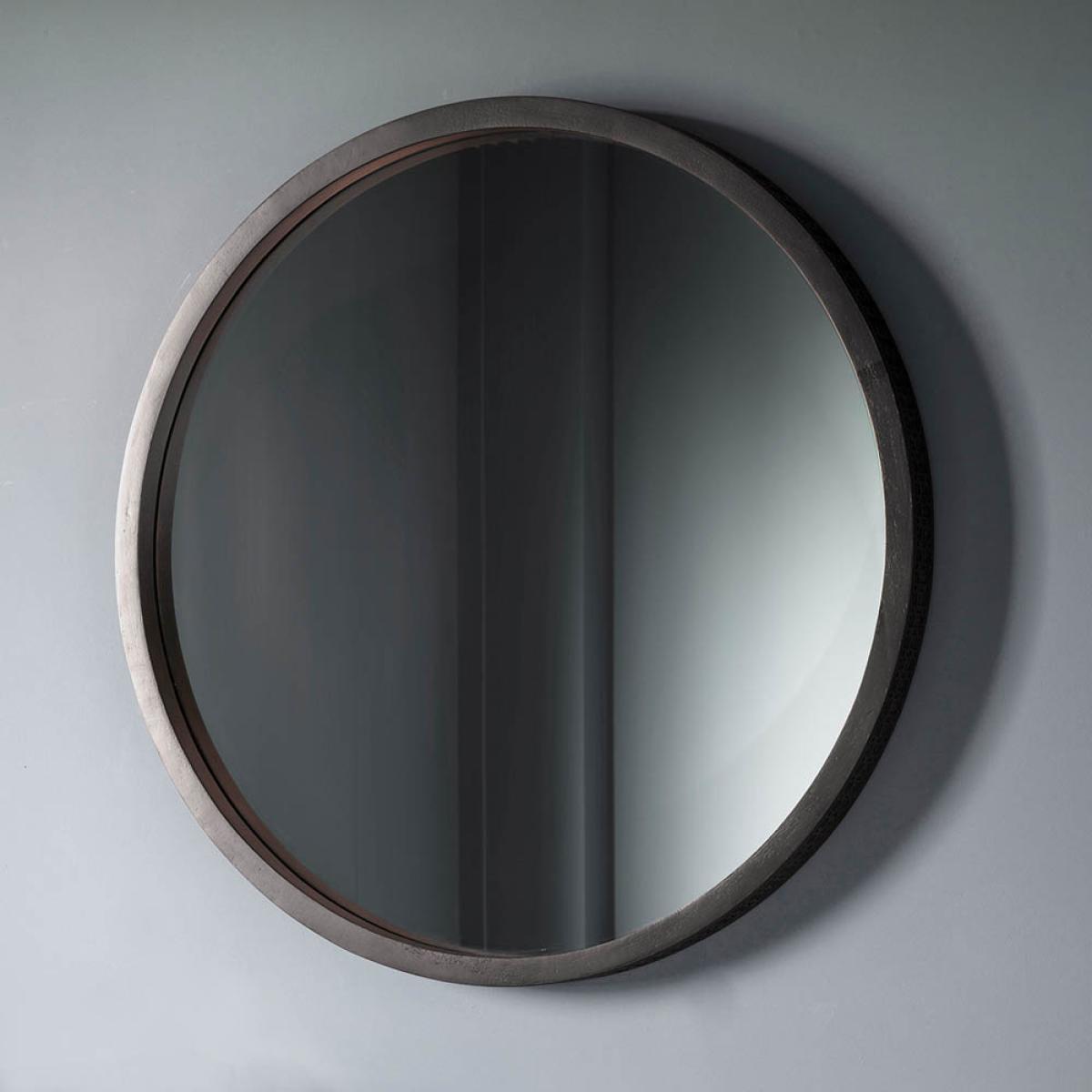 Khaleesi Medium Round Wall Mirror - Black – image 2