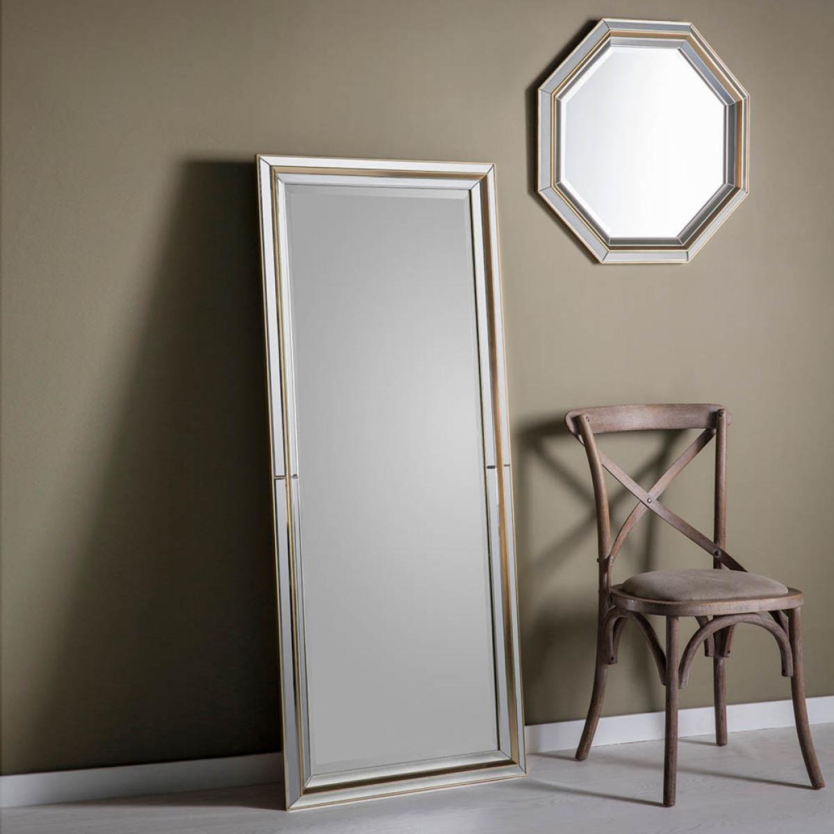 Guben Medium Octagon Wall Mirror - Gold – image 3