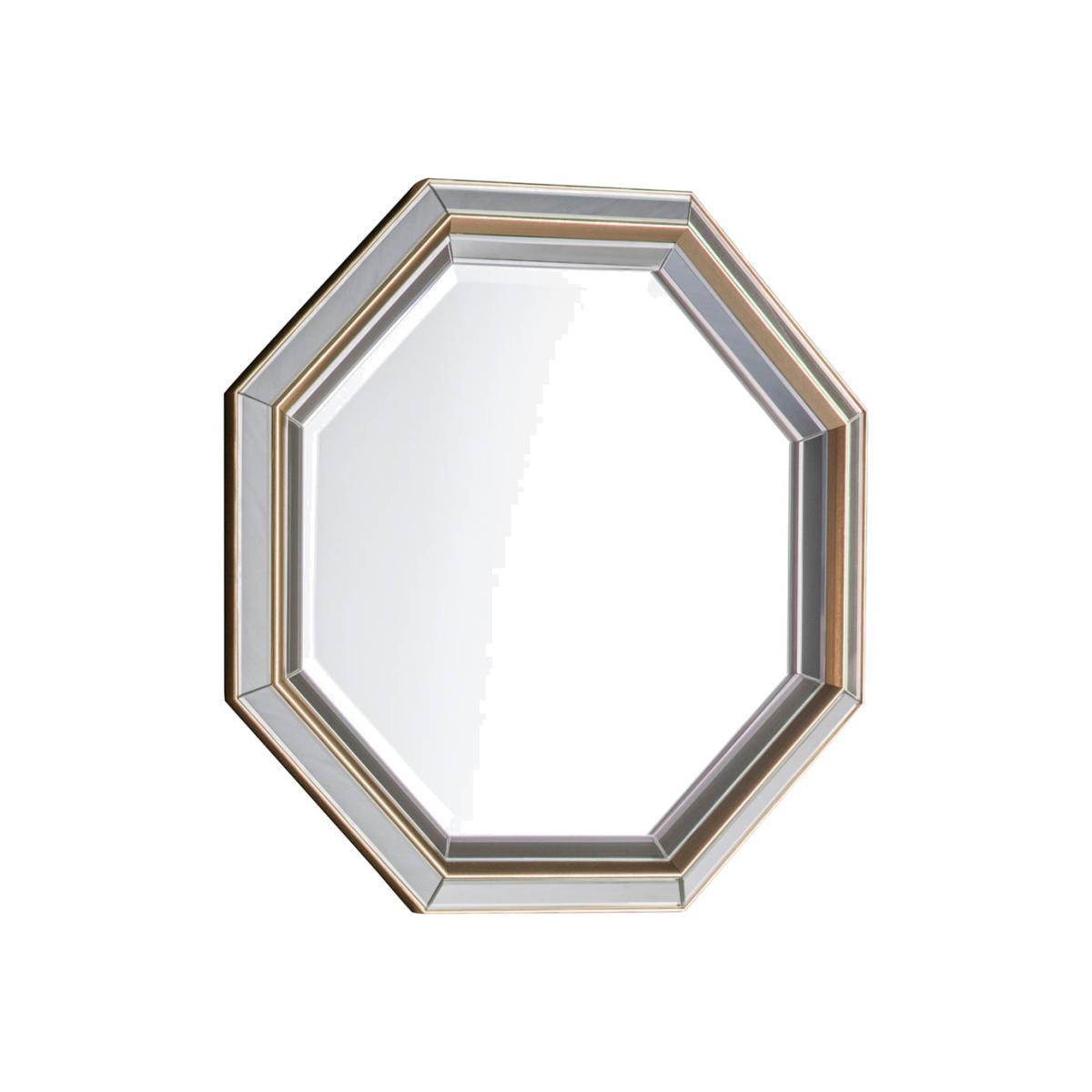 Guben Medium Octagon Wall Mirror - Gold – image 1