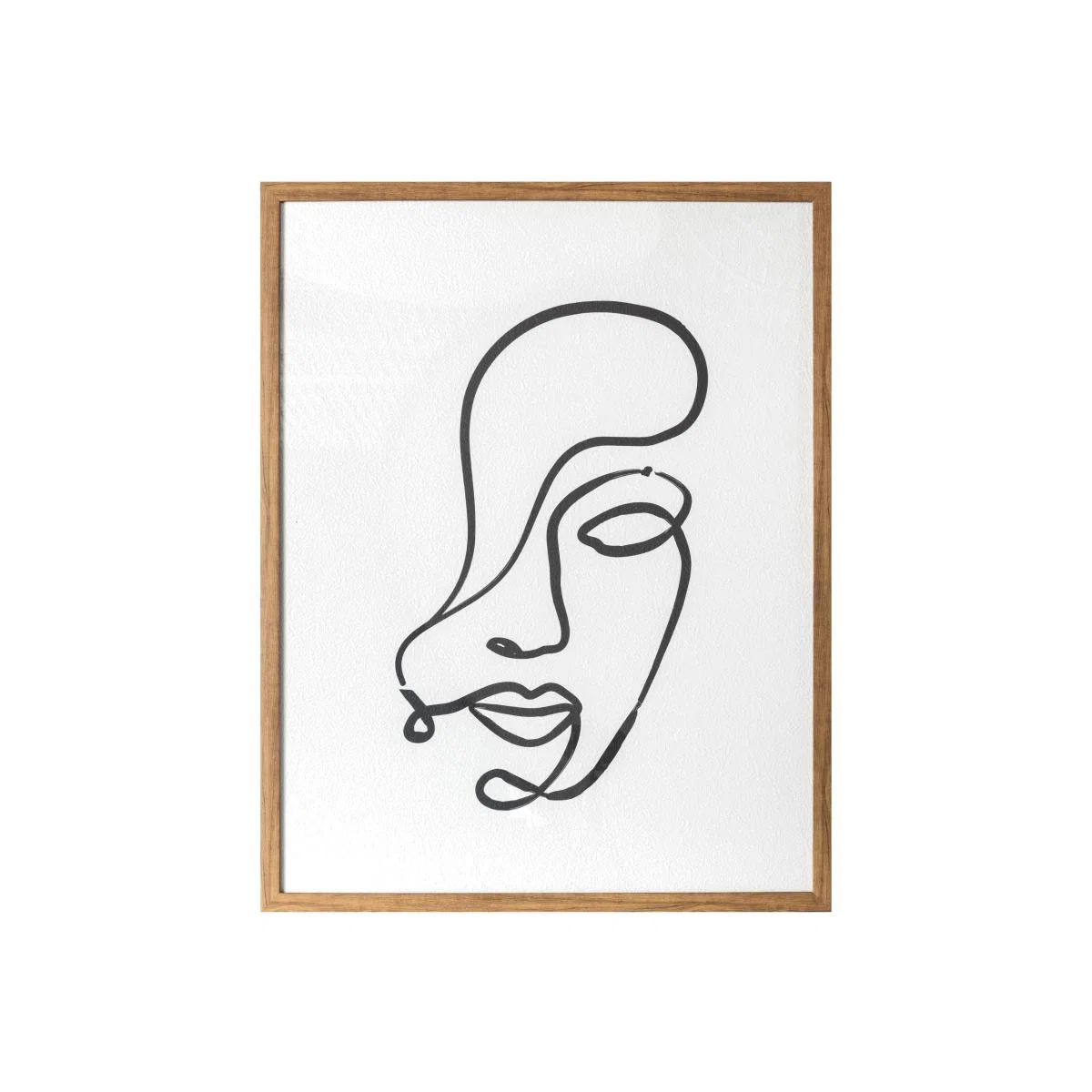 Contour 91cm x 71cm Line Drawing Framed Print