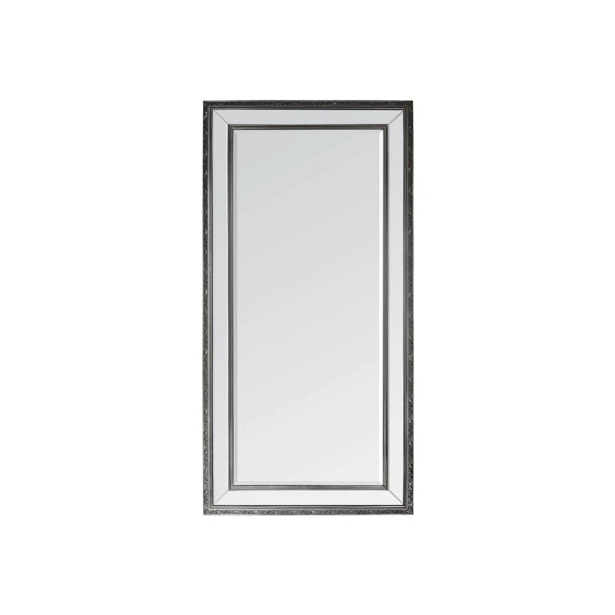Ripon Large Rectangle Wall Mirror - Silver – image 1
