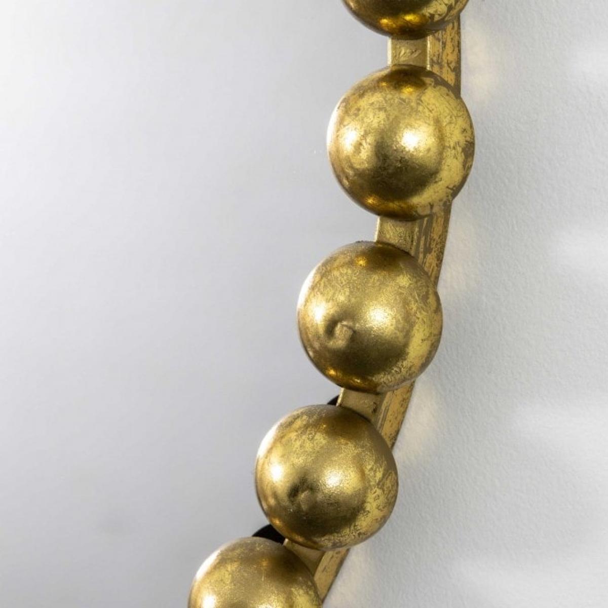 Sion Round Mirror - Gold – image 2