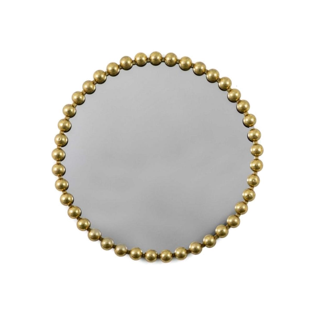 Sion Round Mirror - Gold – image 1