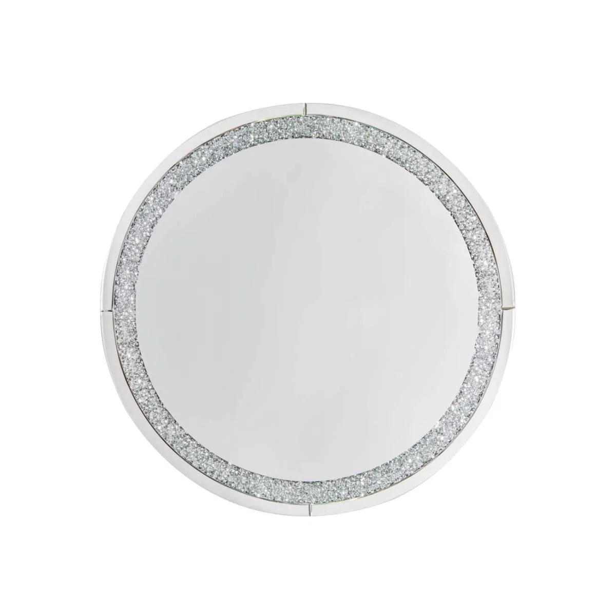 Hank Medium Round Wall Mirror - Silver – image 1