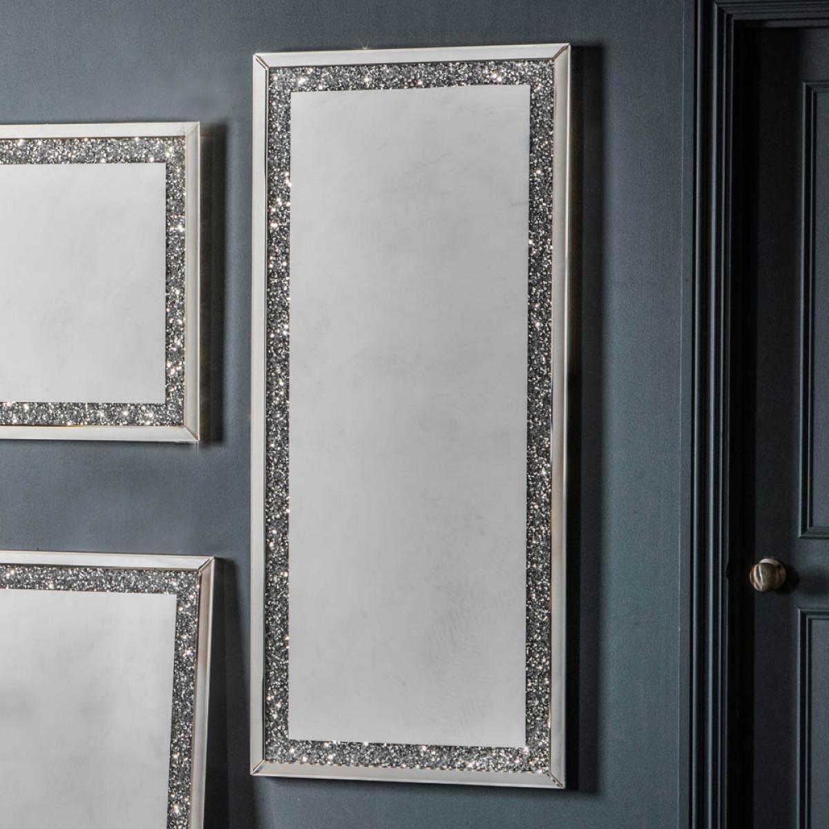Hank Large Rectangle Full Length Mirror - Silver – image 2
