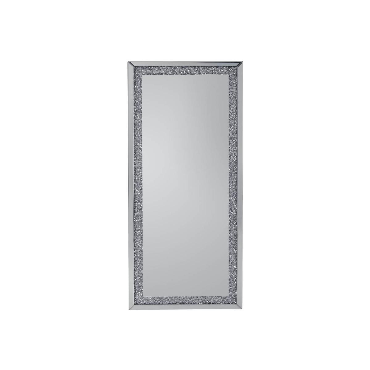 Hank Large Rectangle Full Length Mirror - Silver – image 1