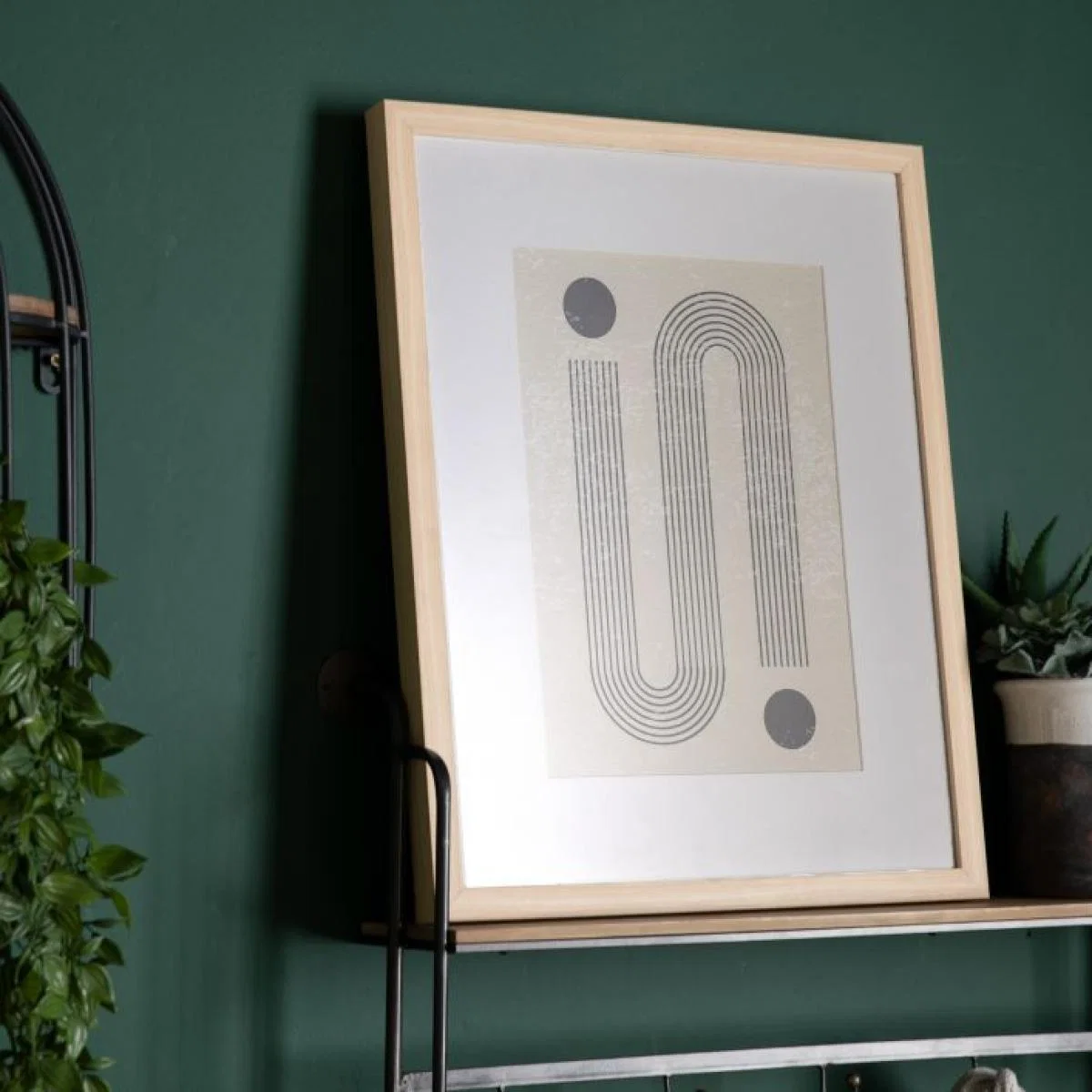 Circuit 50cm x 40cm Line Drawing Framed Art – image 1