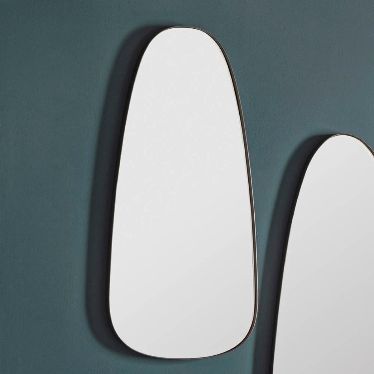 Grayson Medium Irregular Wall Mirror - Silver – image 2