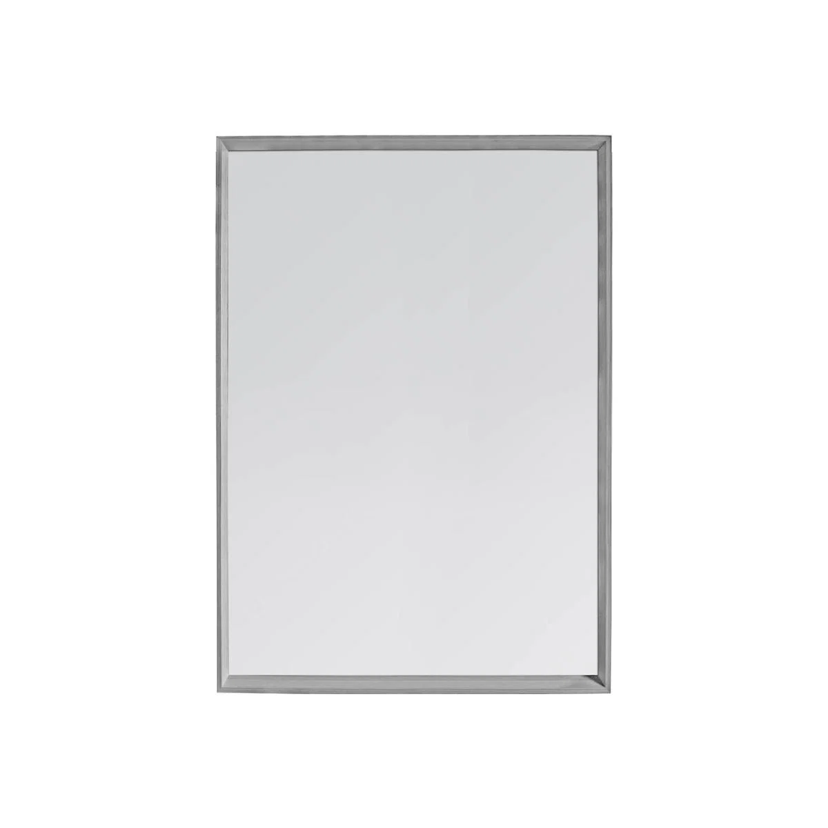Cecily Large Rectangle Wall Mirror - Grey – image 1