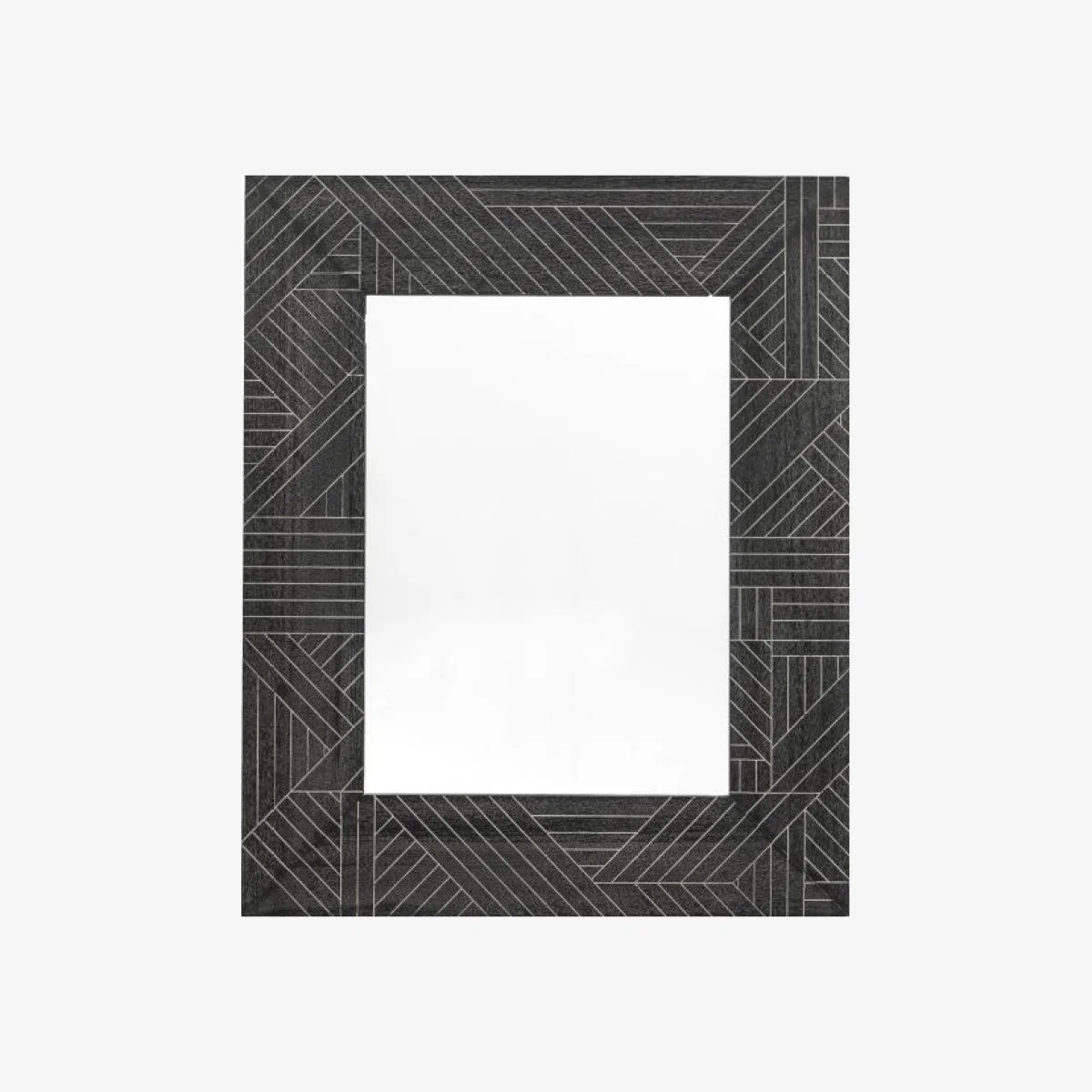 Riviera Rectangle Mirror - Black