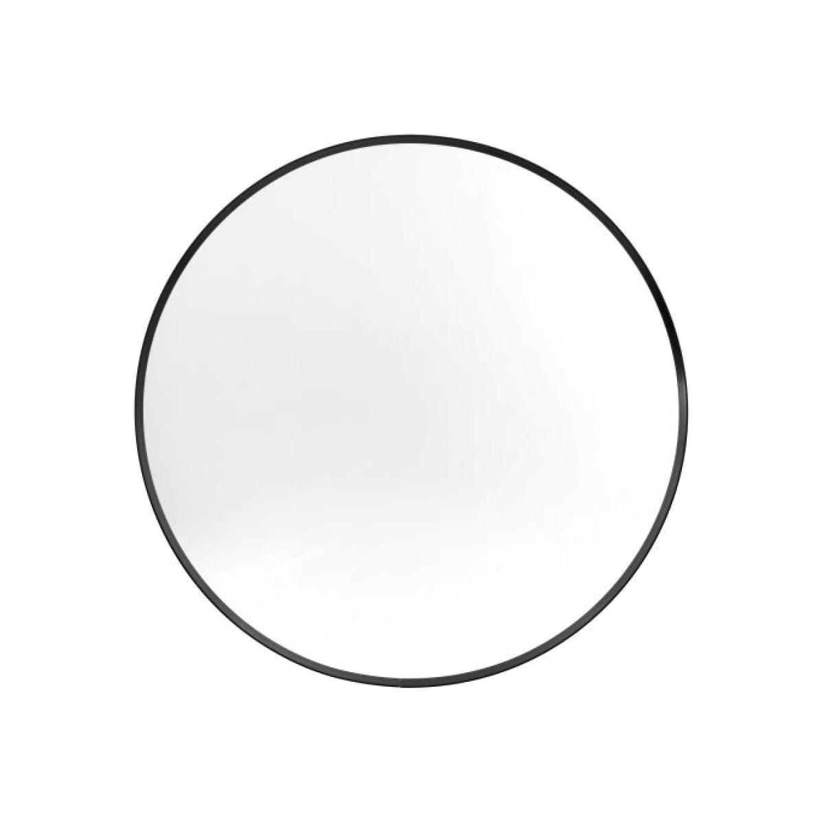 Wyatt Round Mirror - Black
