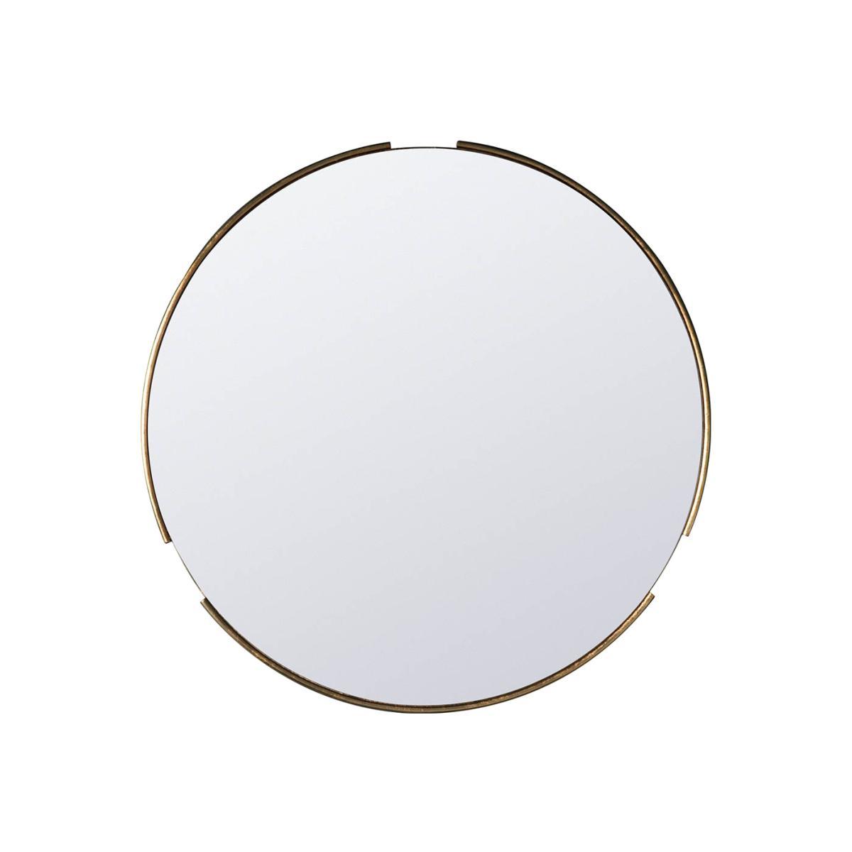 Earley Medium Round Wall Mirror - Gold – image 1