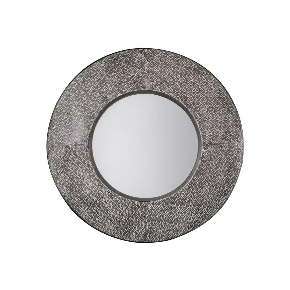 Basso Medium Round Wall Mirror - Black – image 1