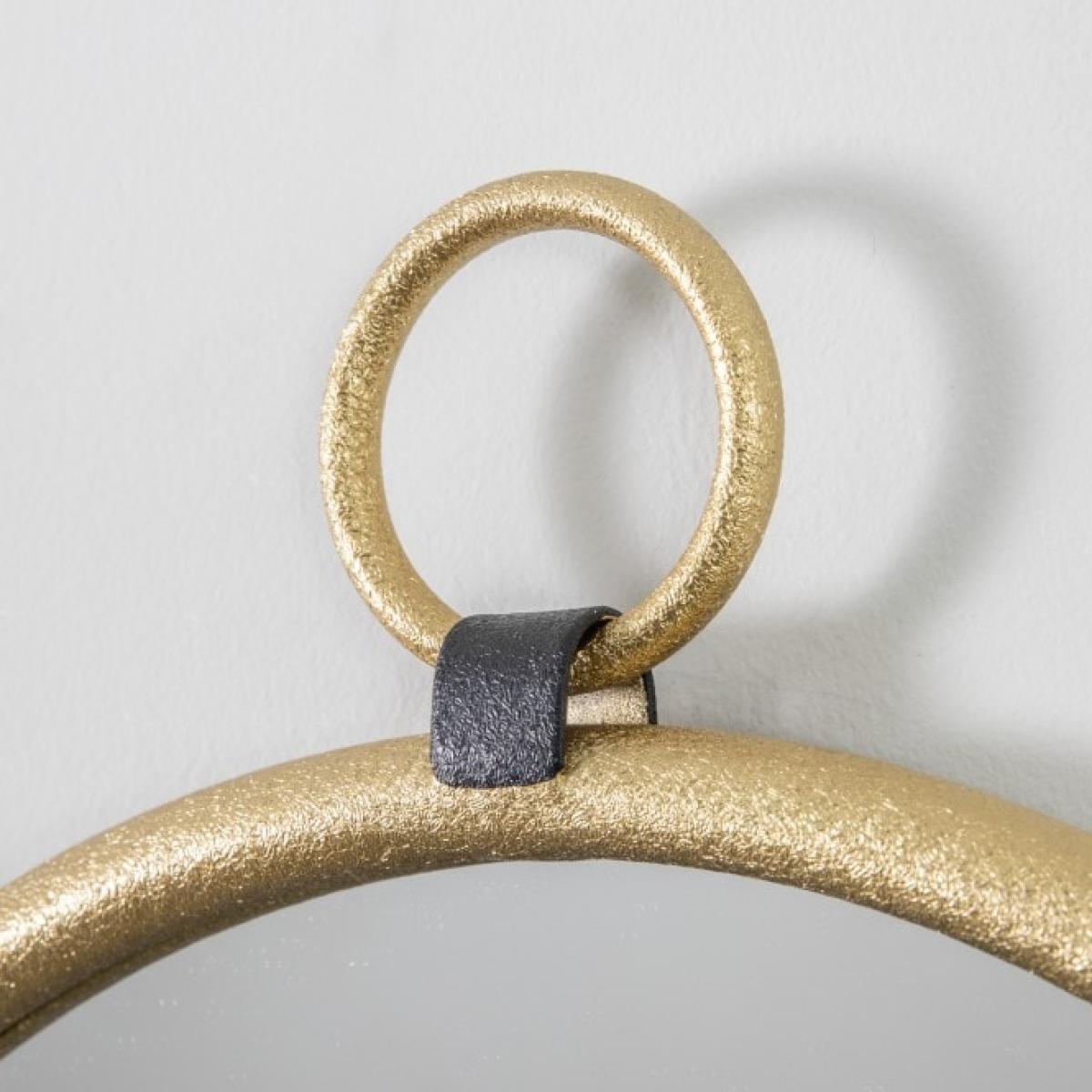 Holsbrook Round Mirror - Gold – image 2