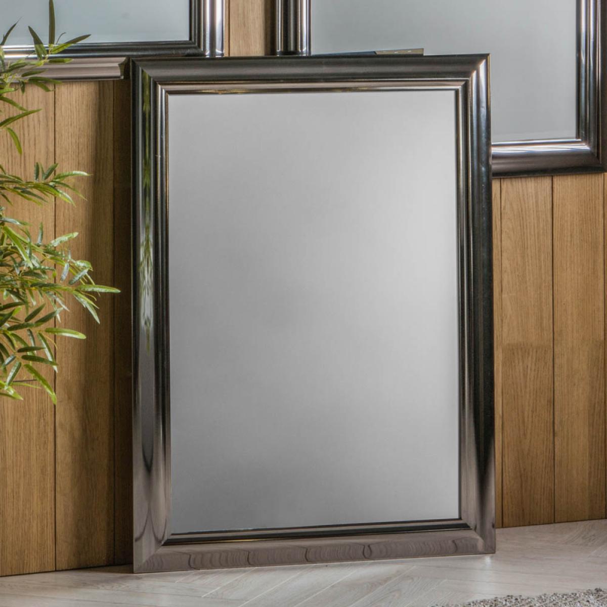 Arwen Large Rectangle Wall Mirror - Silver – image 2