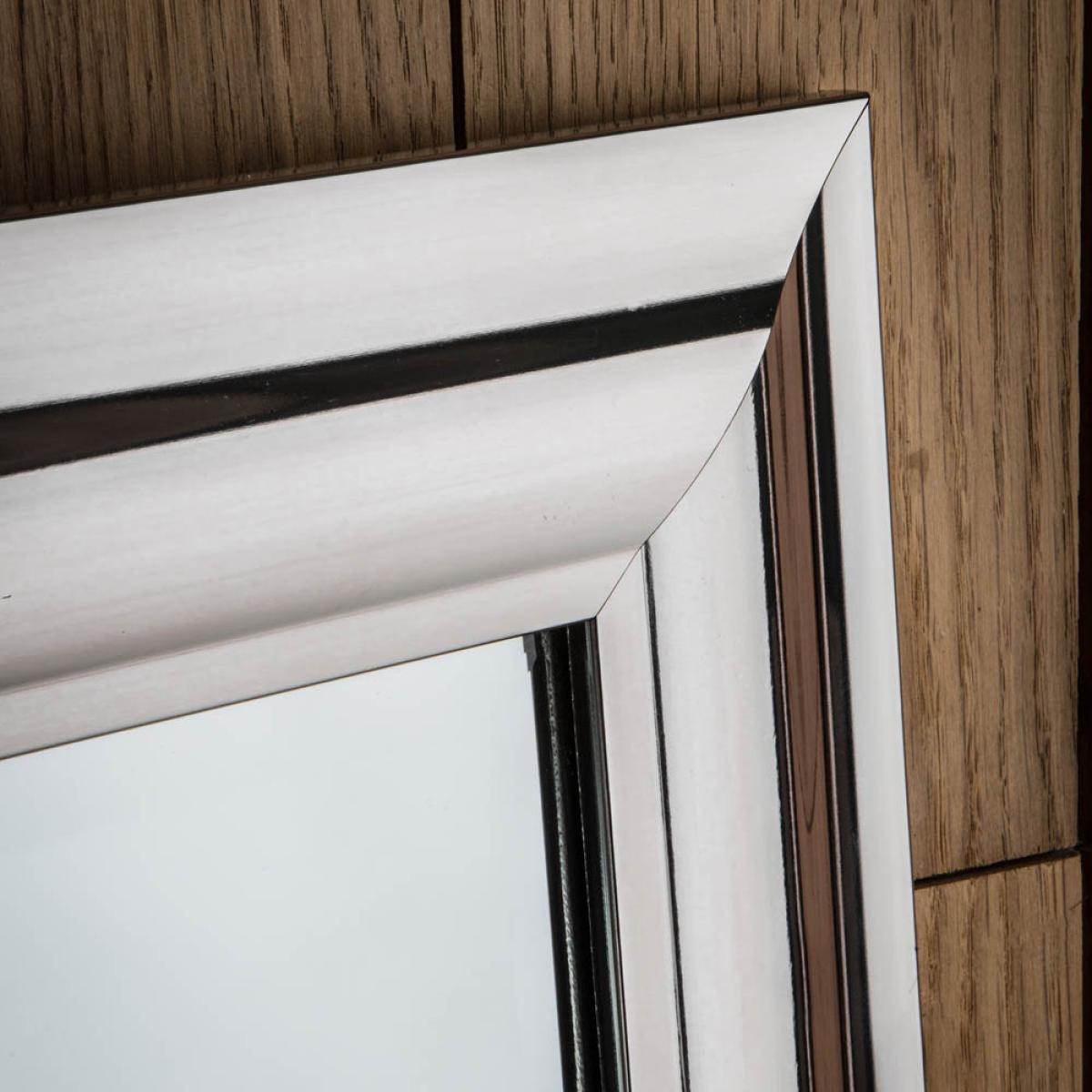 Arwen Large Rectangle Wall Mirror - Silver – image 3