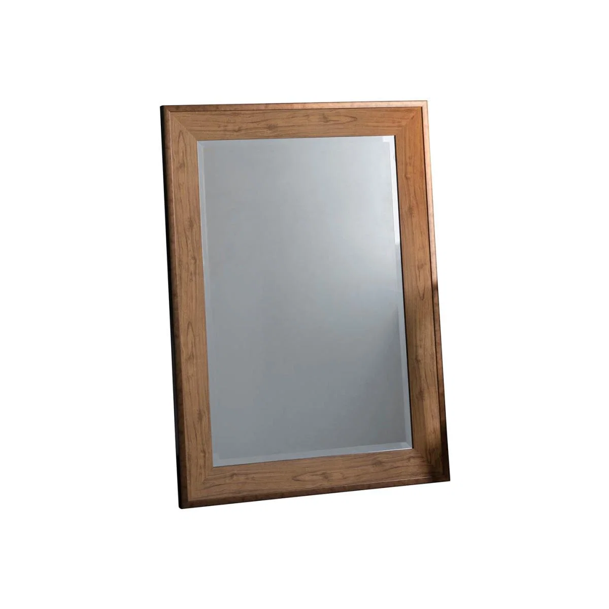 Lona Large Rectangle Wall Mirror - Light Wood – image 1