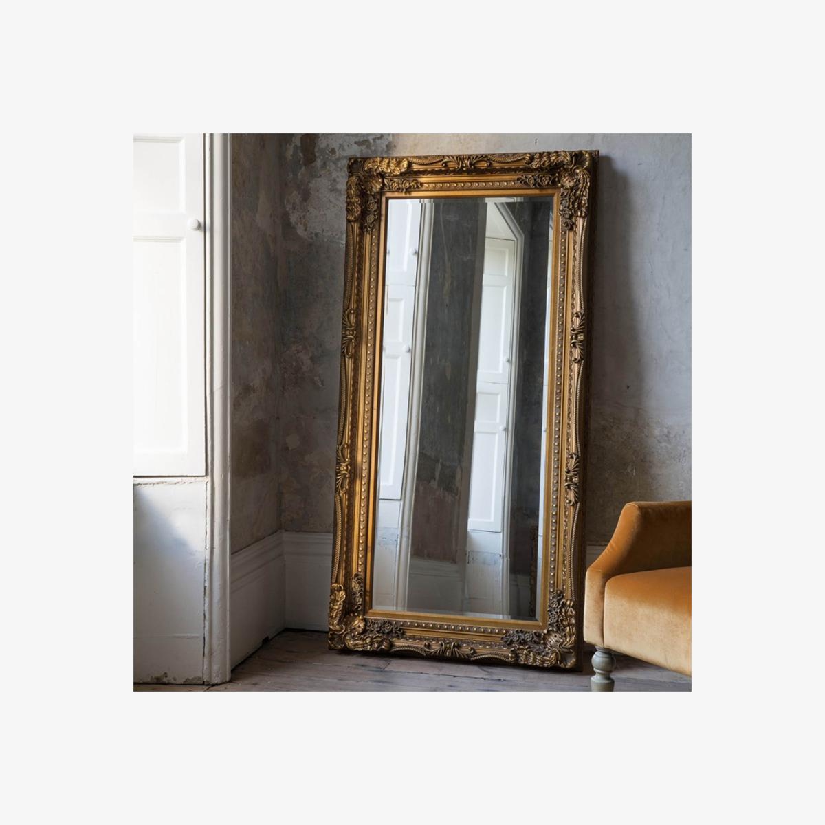 Straton Leaner Mirror - Gold