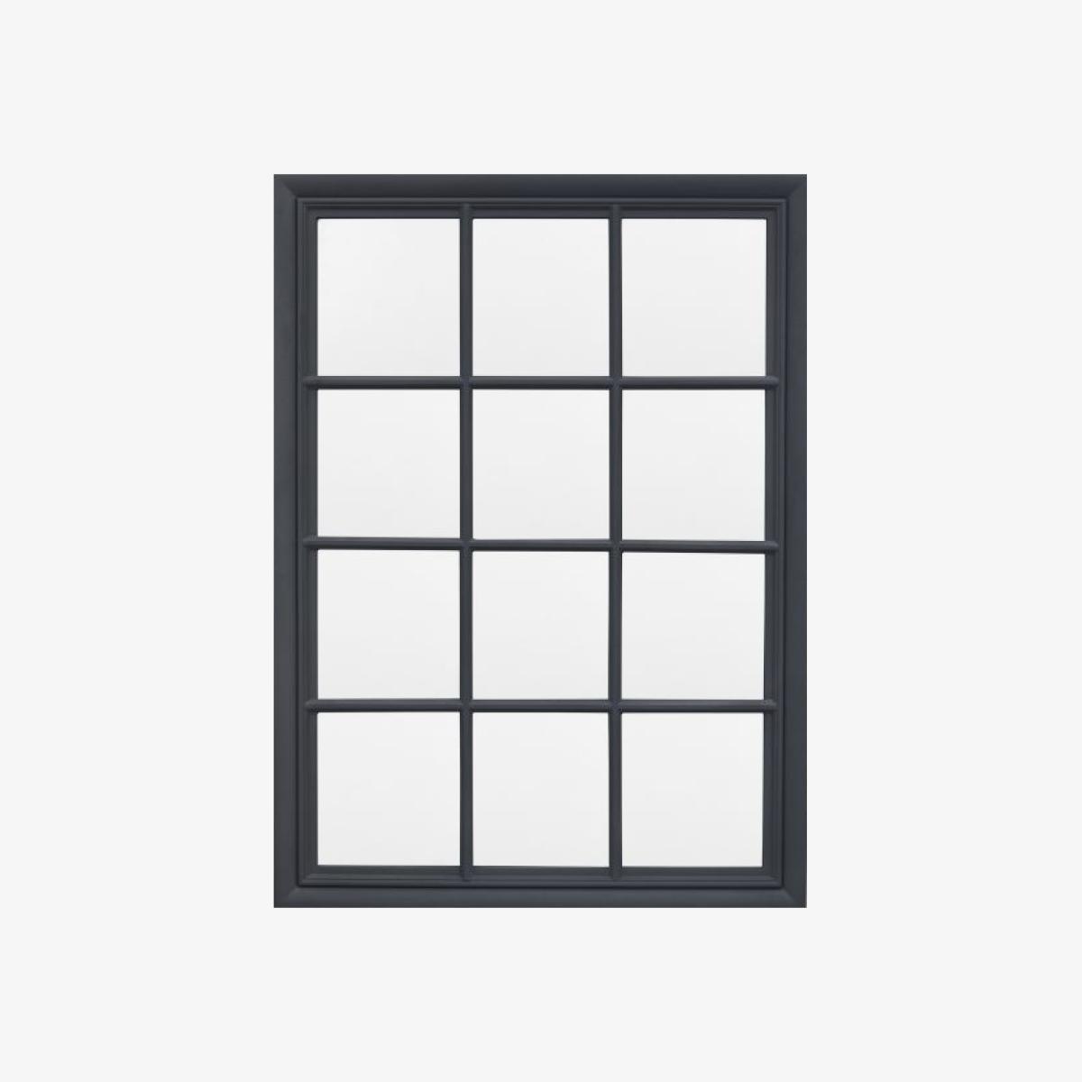 Histon Window Mirror - Grey