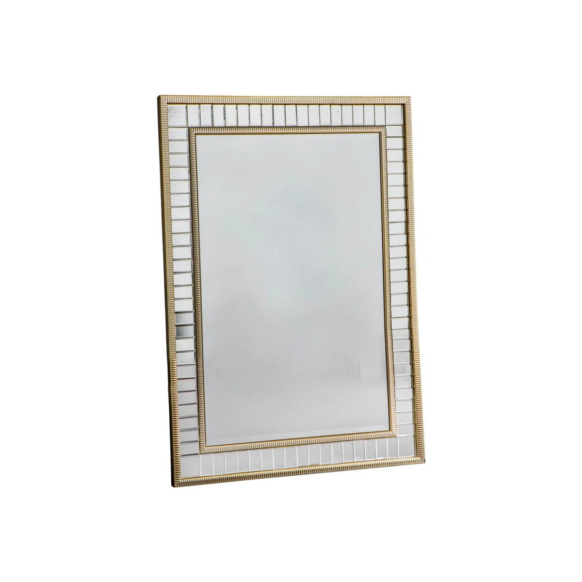 Fynn Large Rectangle Wall Mirror - Gold – image 1