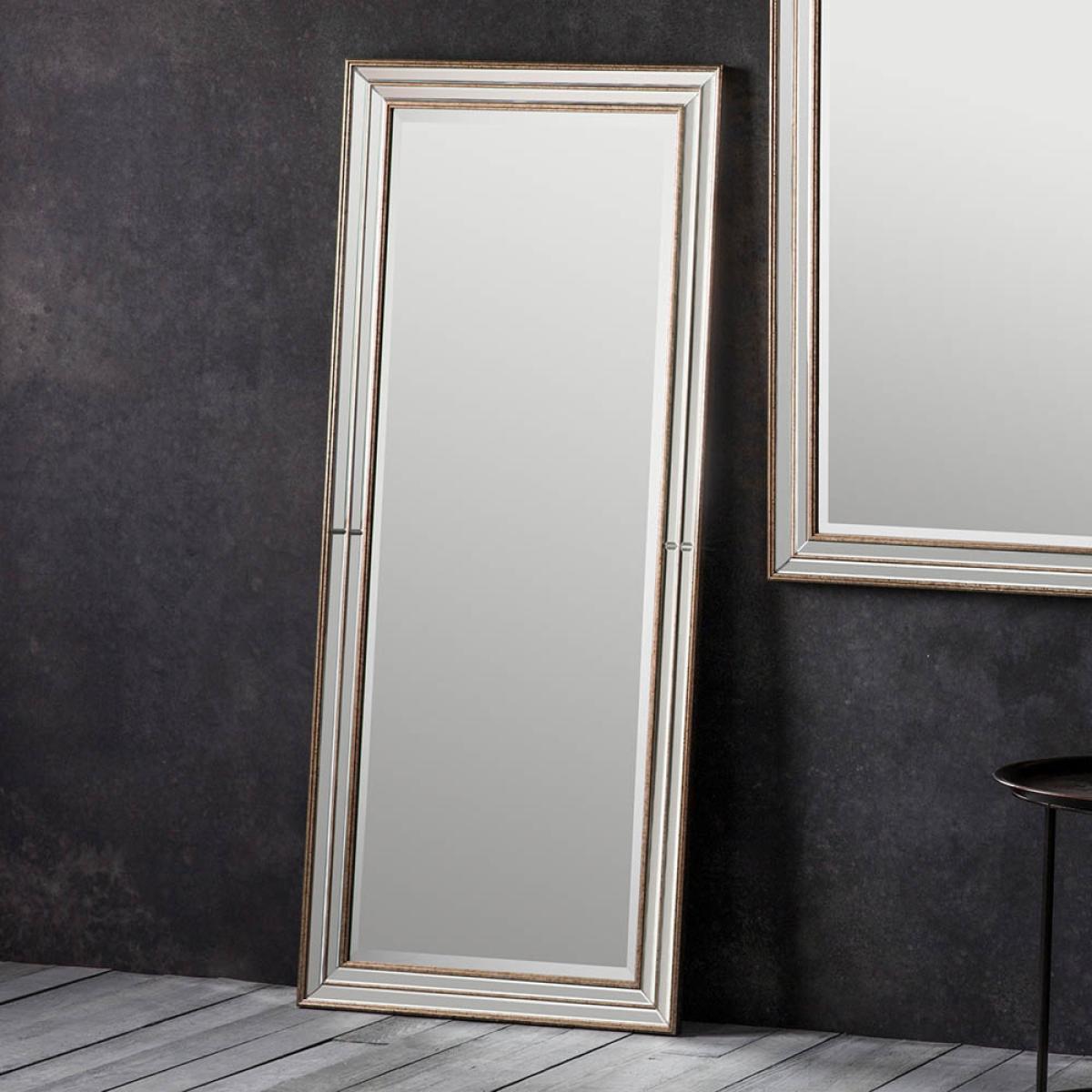 Barbary Extra Large Rectangle Leaner Mirror - Champagne – image 2