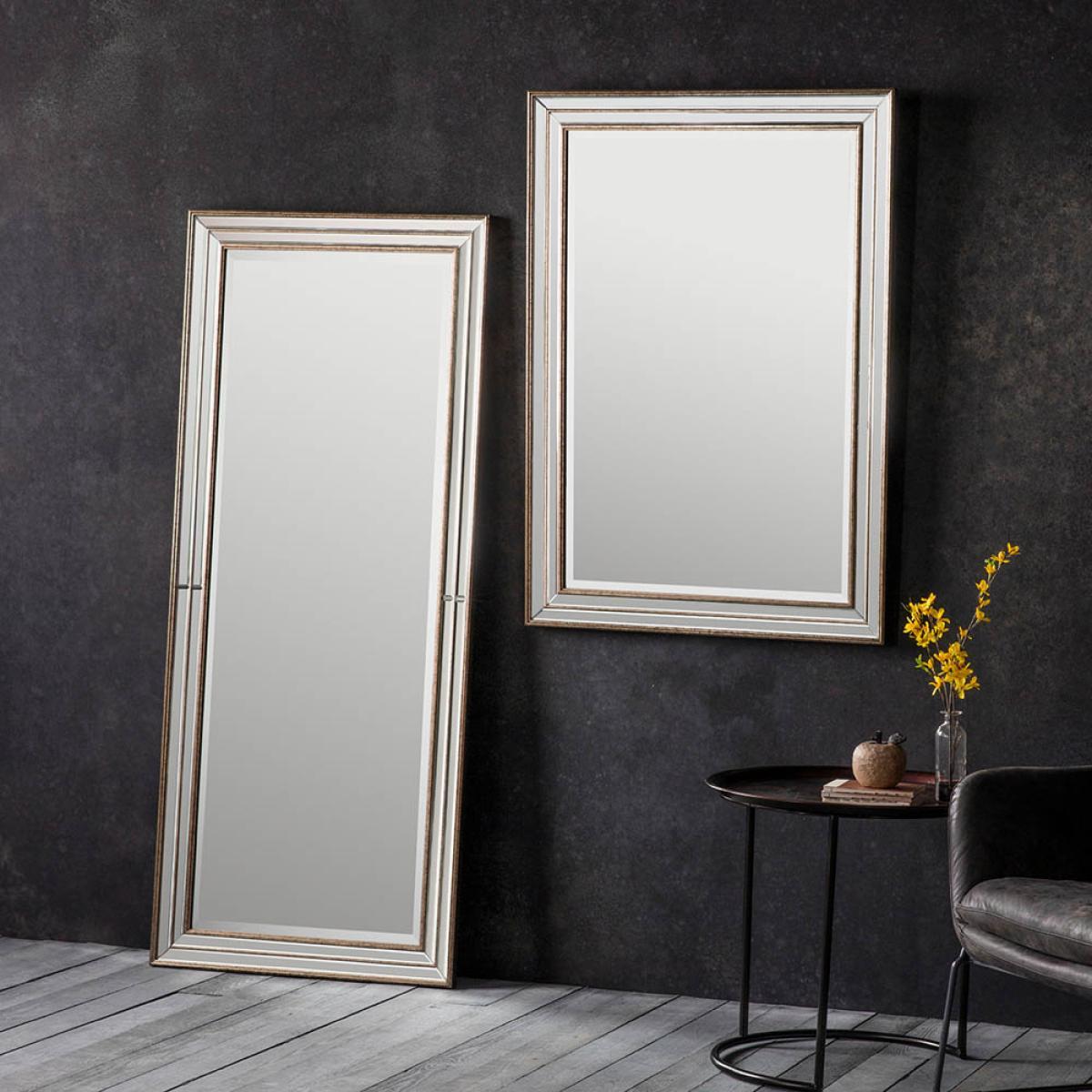 Barbary Extra Large Rectangle Leaner Mirror - Champagne – image 4