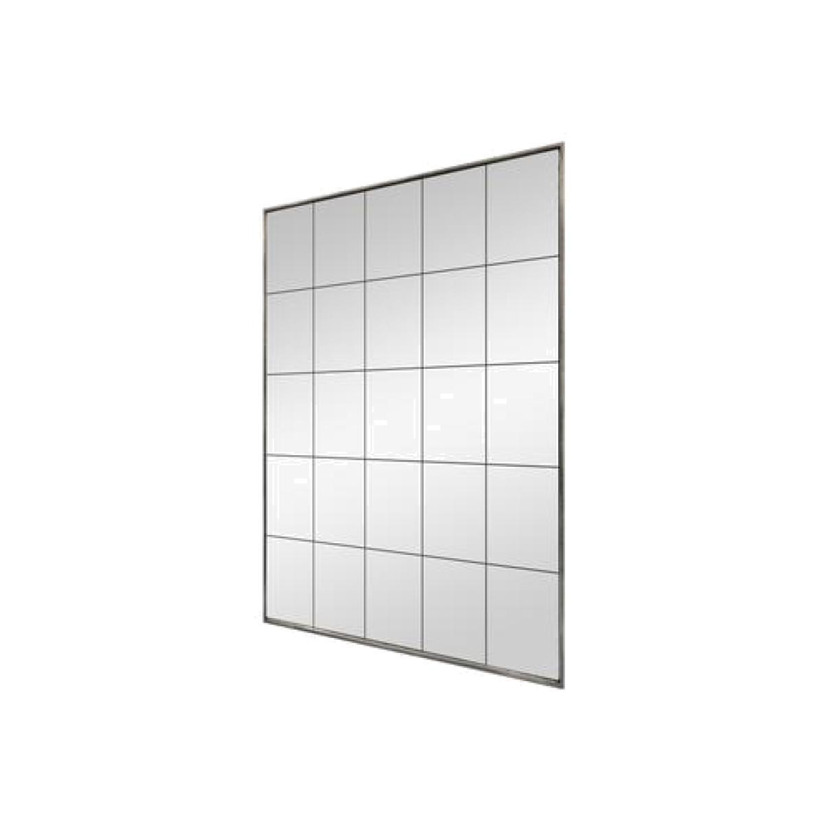 Villa Extra Large Square Wall Mirror - Distressed Metal