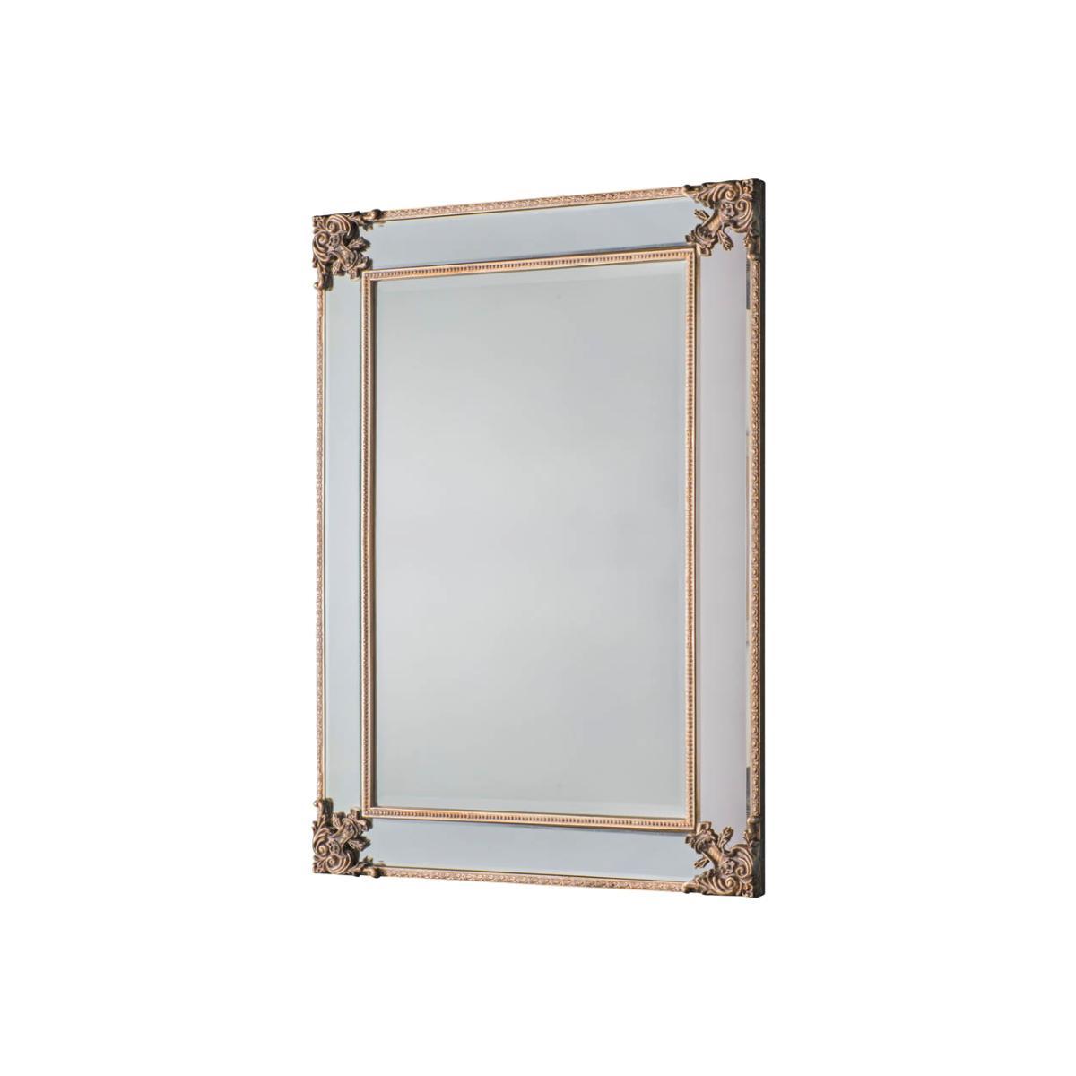 Hatty Large Rectangle Wall Mirror - Gold – image 1