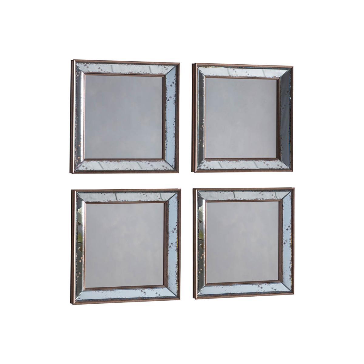 Jamal Small Square Scatter Set Mirror - Copper (4pk)