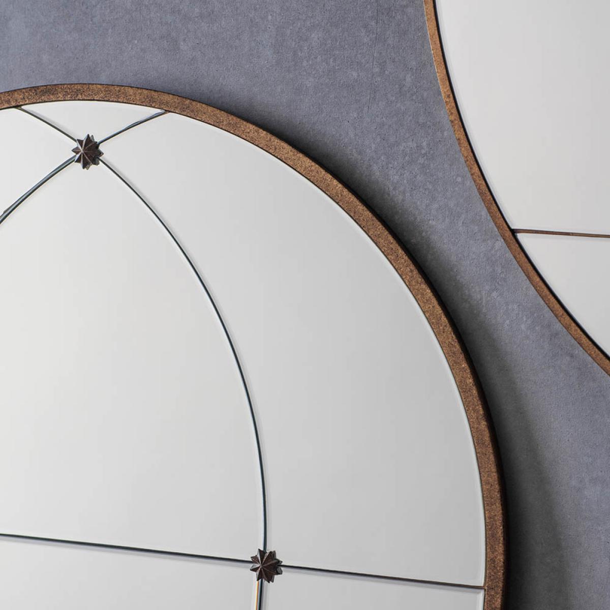 Ozell Large Arched Wall Mirror - Gold – image 3