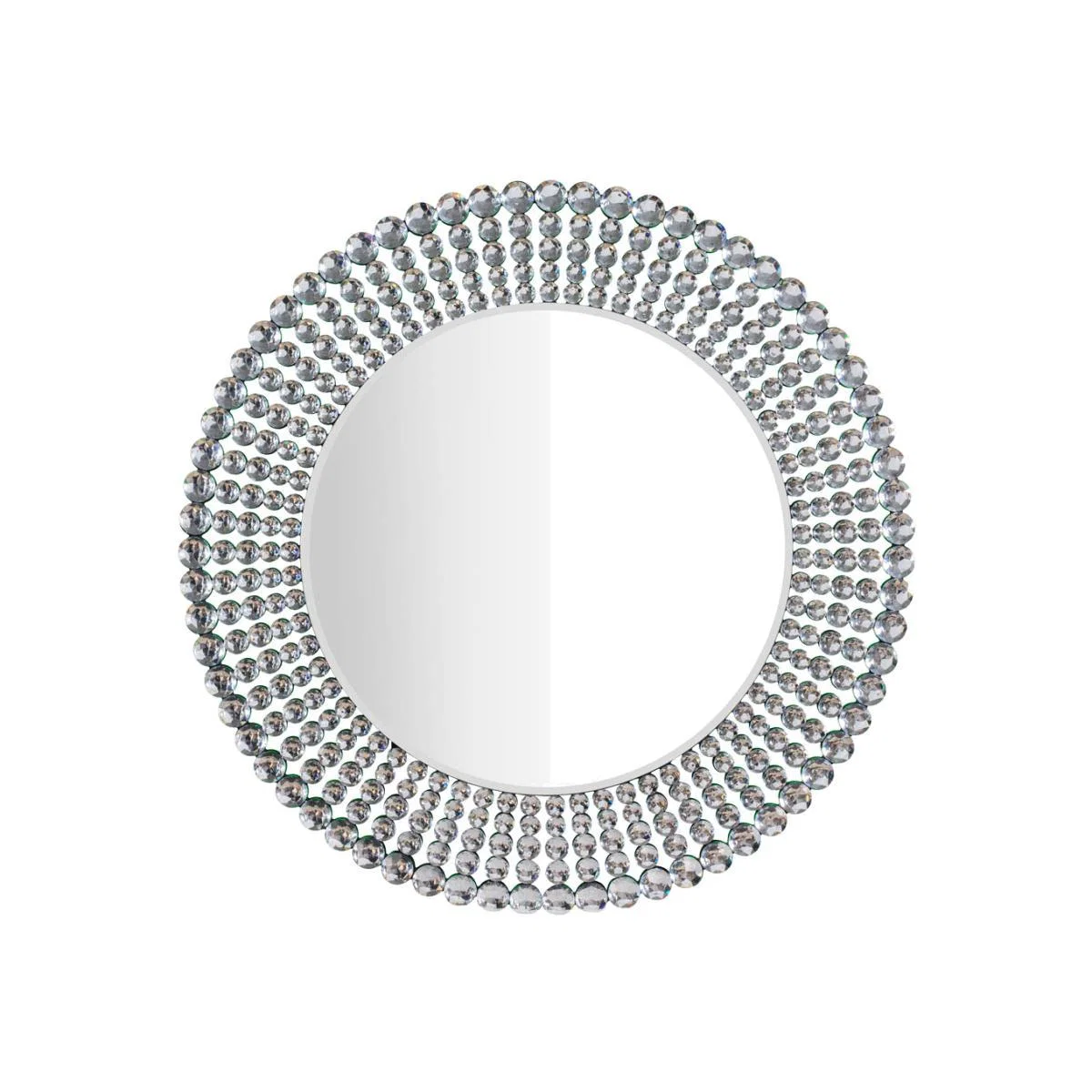 Bako Medium Round Wall Mirror - Silver – image 1