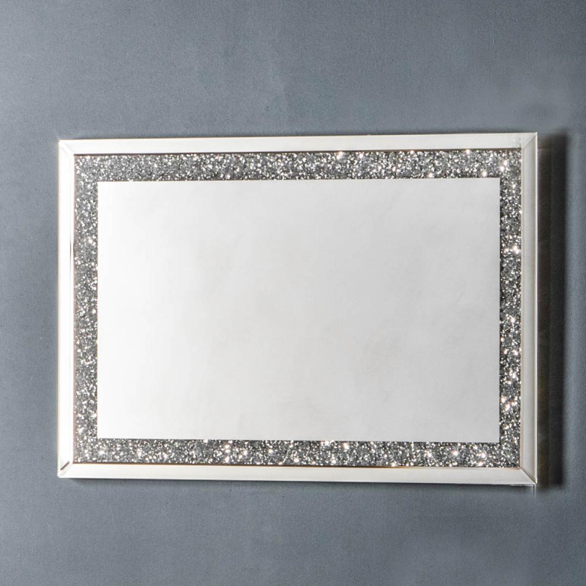 Hank Large Rectangle Wall Mirror - Silver – image 2