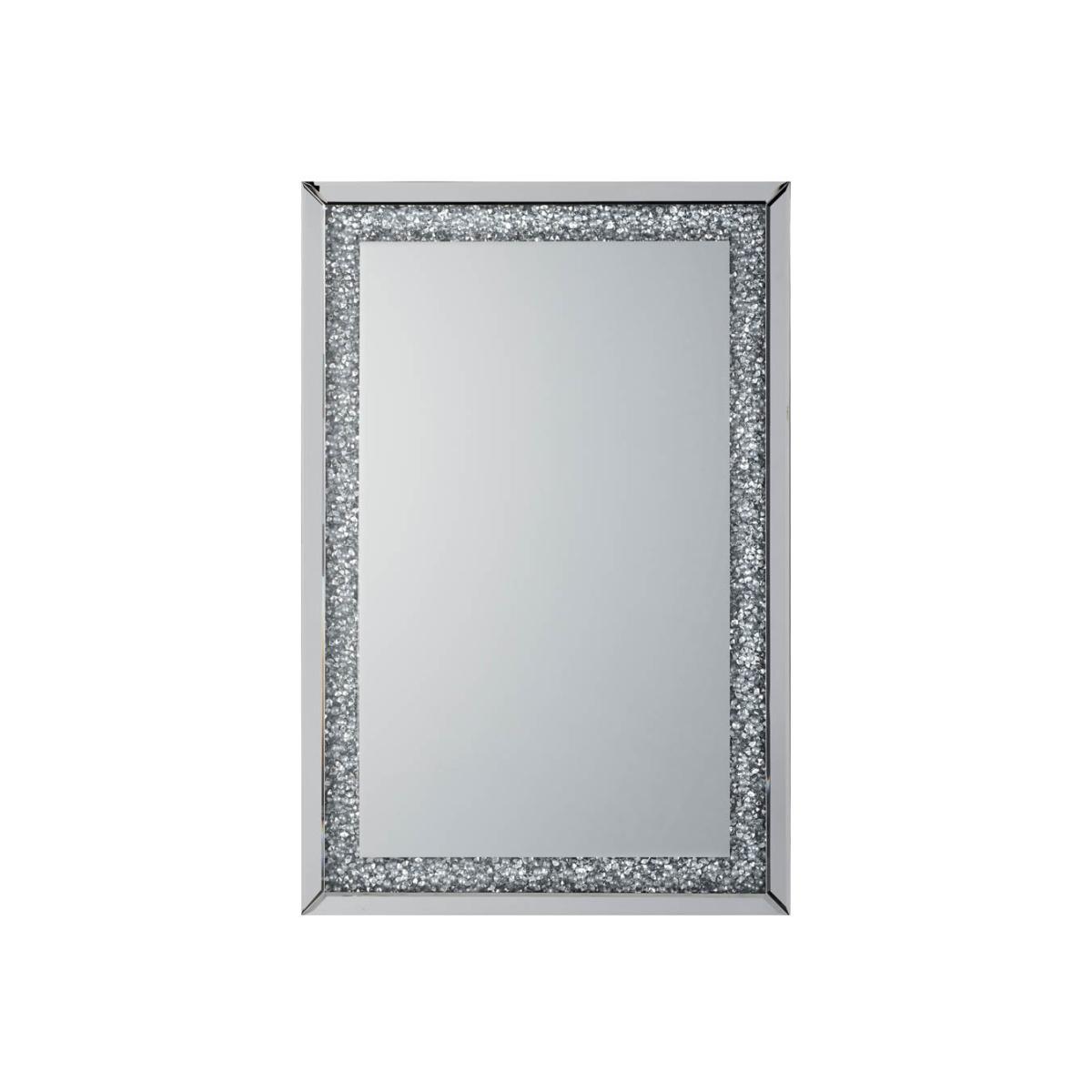 Hank Large Rectangle Wall Mirror - Silver – image 1