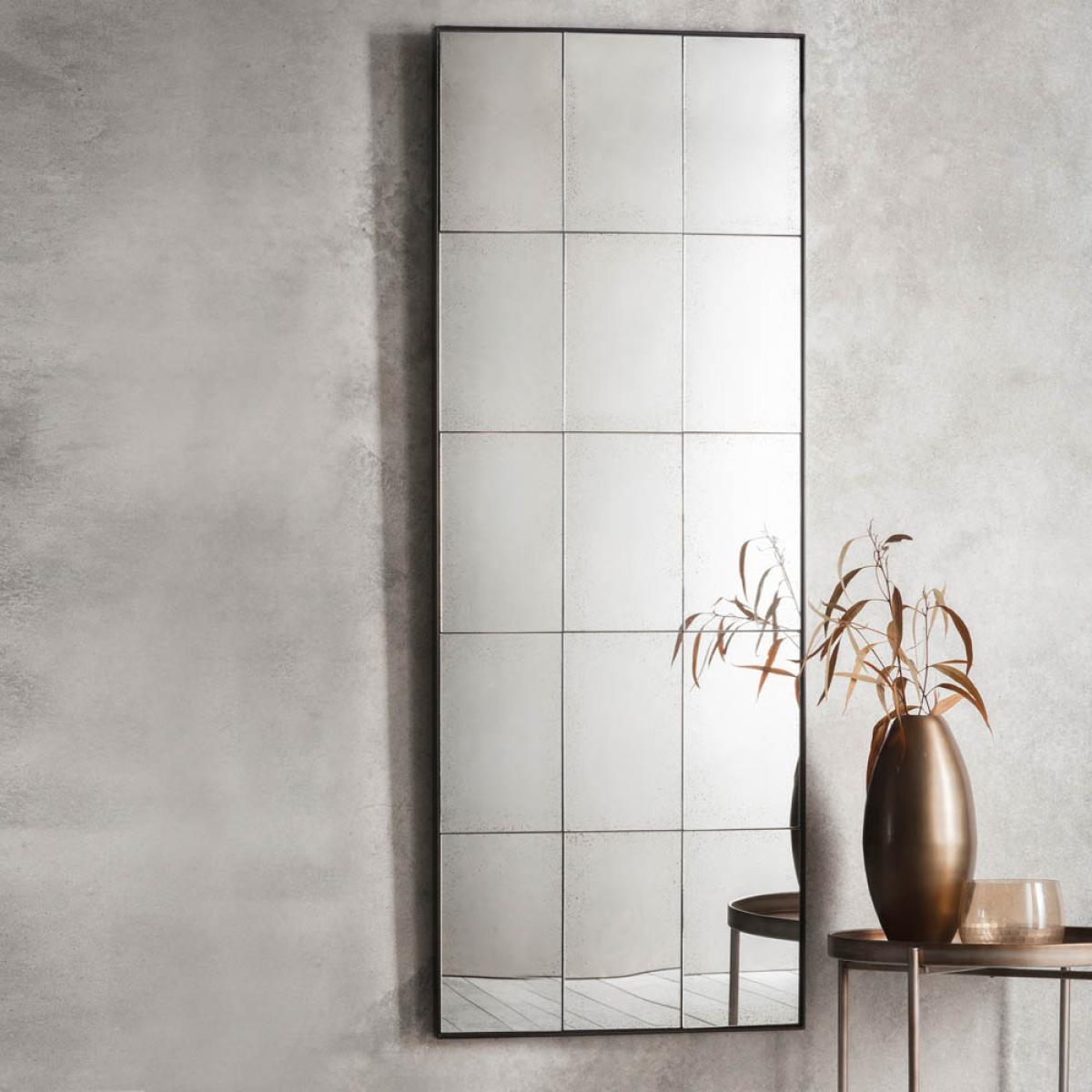 Delpha Extra Large Rectangle Full Length Mirror - Brown – image 2