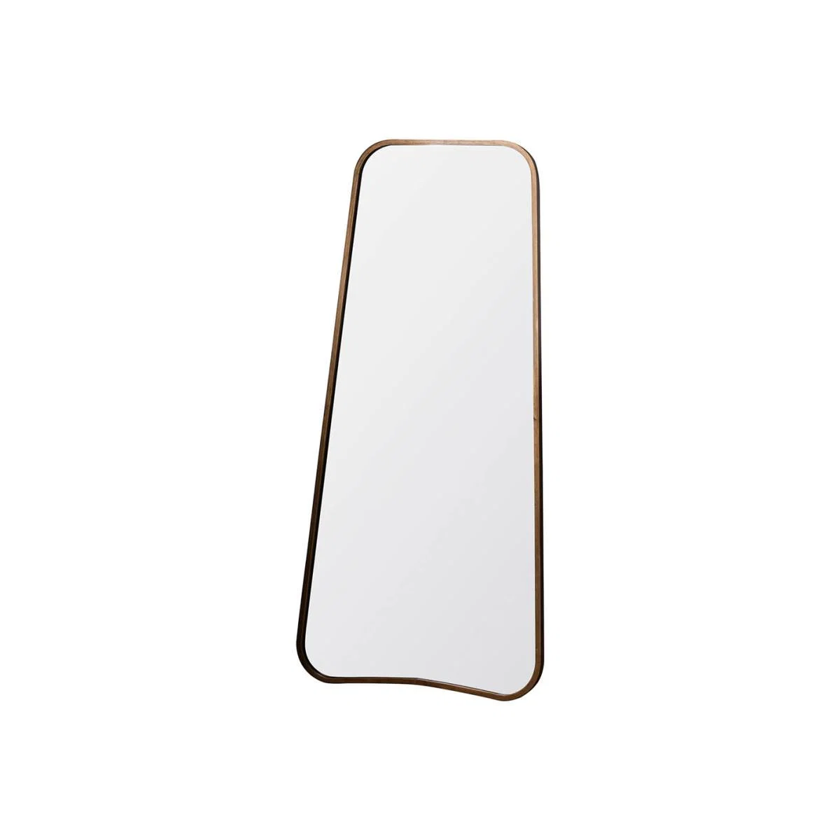 Willington Large Rectangle Leaner Mirror - Gold – image 1
