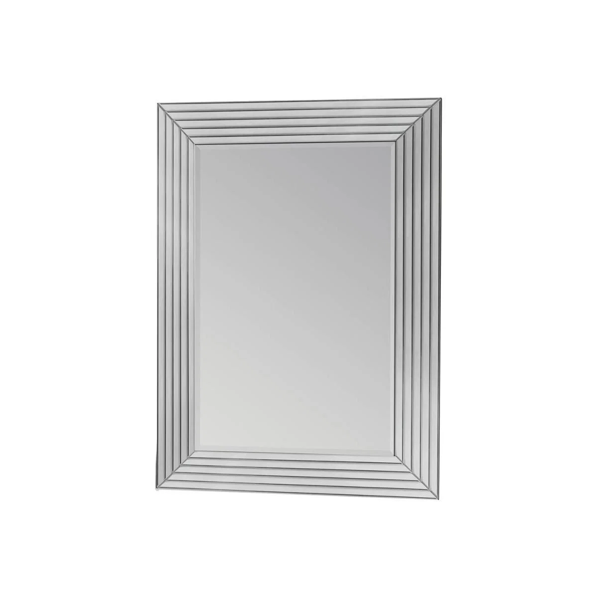 Adalsbruk Large Rectangle Wall Mirror - Silver – image 1