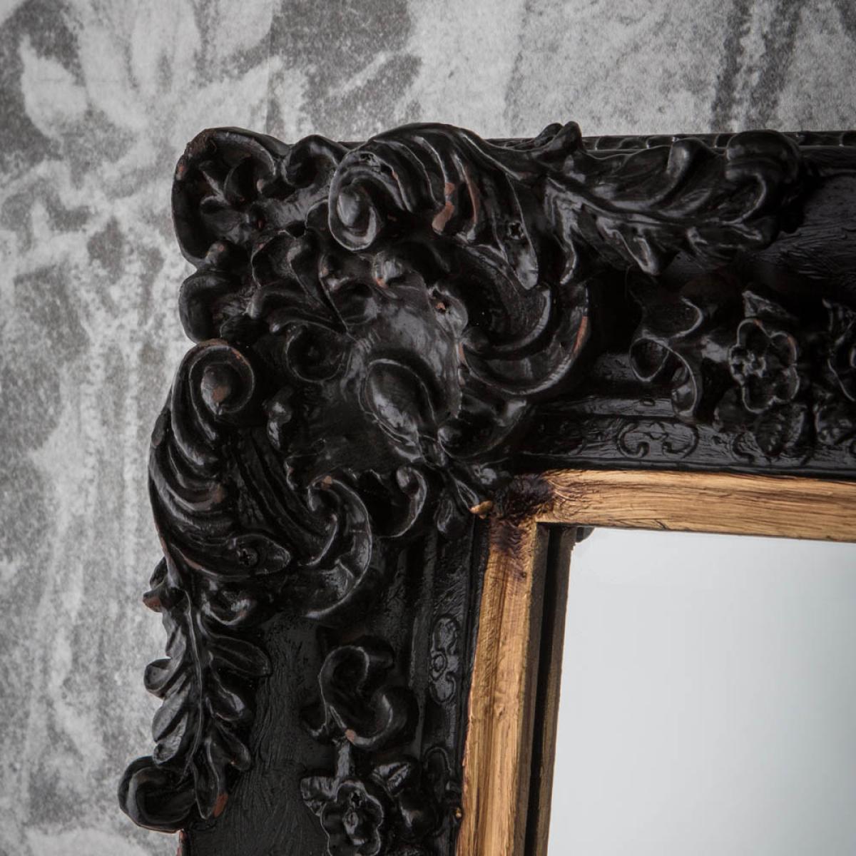 Chorleywood Large Rectangle Wall Mirror - Black – image 3
