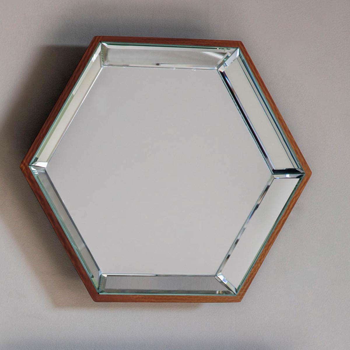 Maidstone Small Hexagon Wall Mirror - Copper (6pk) – image 2